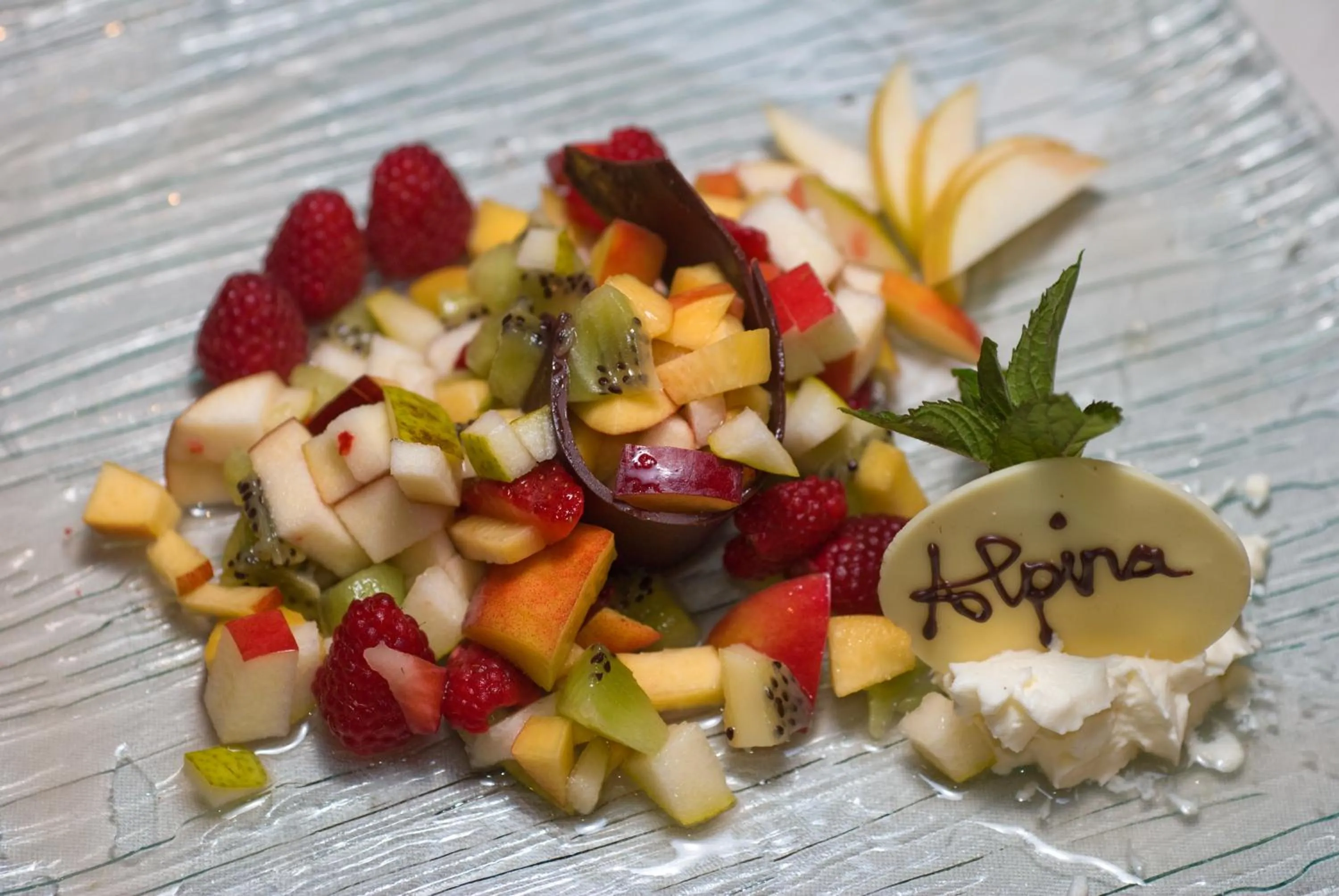 American breakfast in Hotel Restaurant Alpina