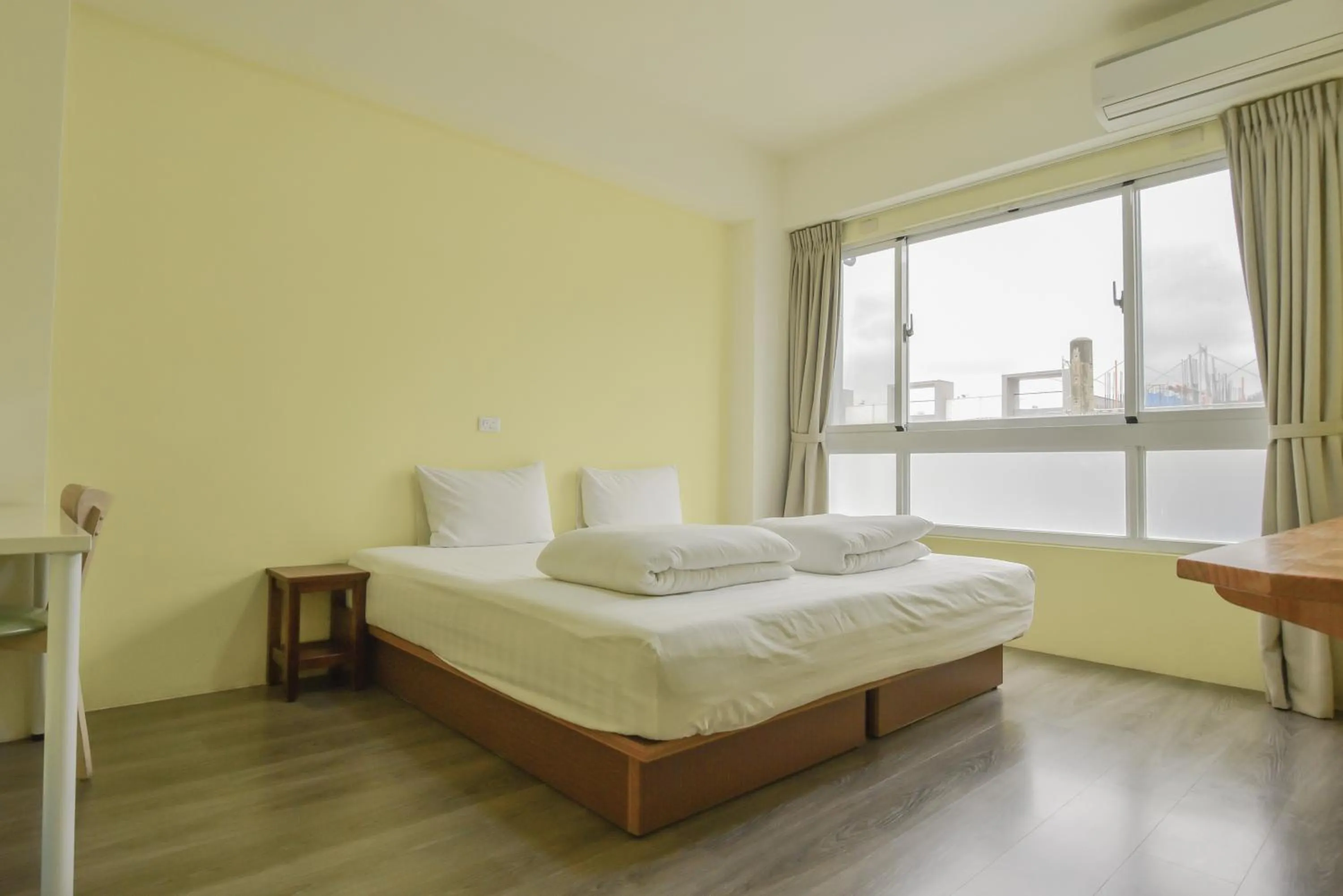 Bed in Siang Jhan B&B