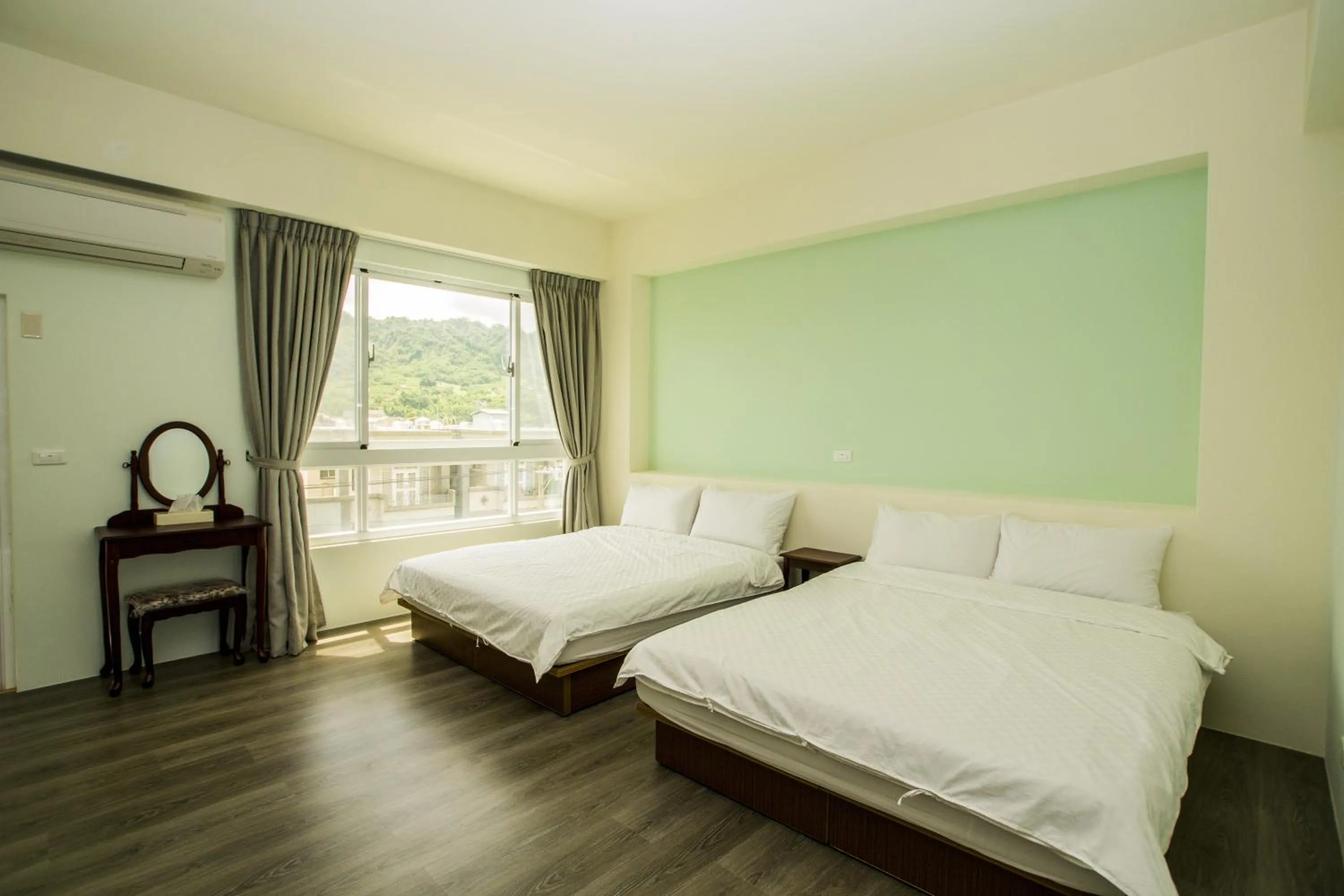 Day, Bed in Siang Jhan B&B