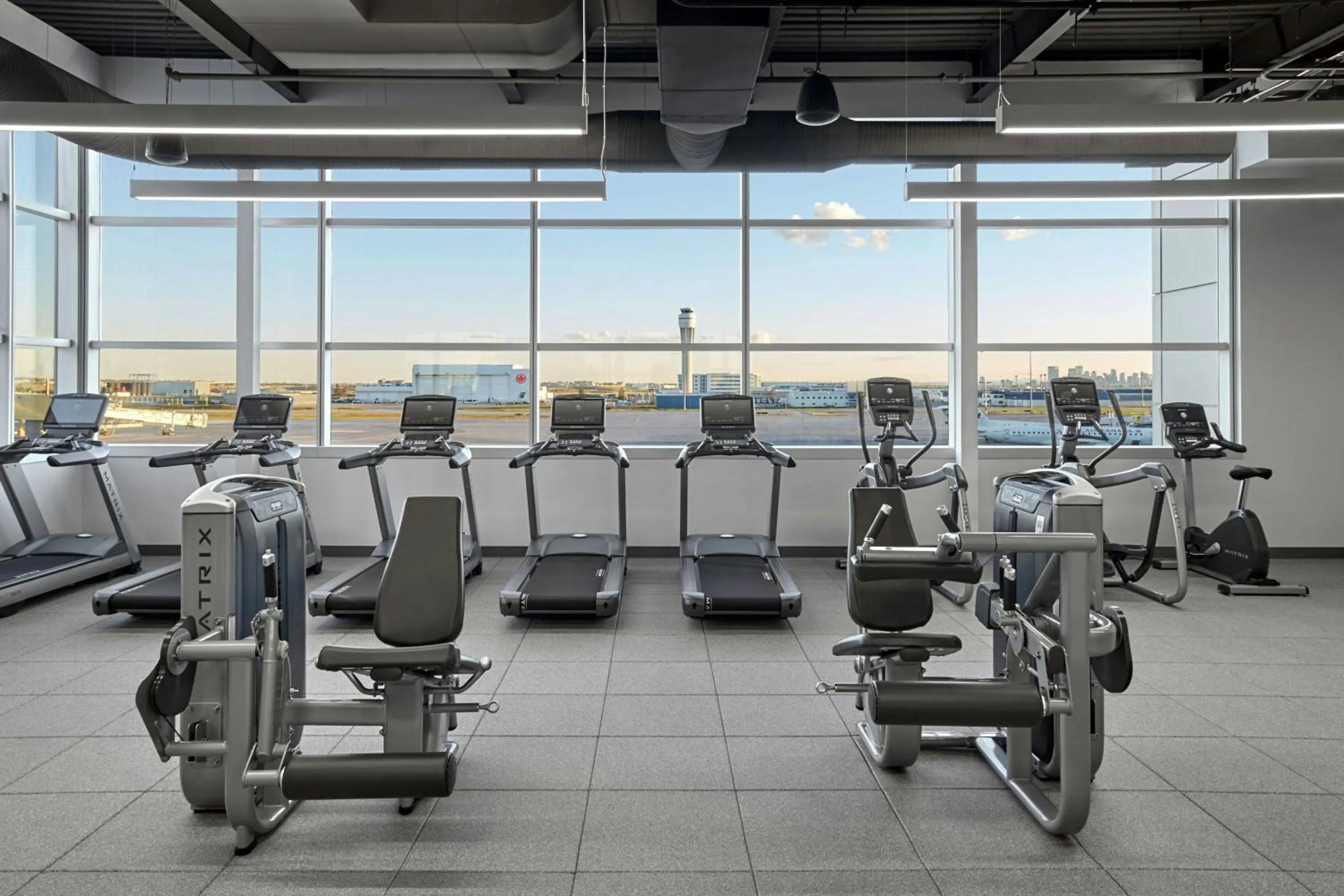 Fitness centre/facilities in Calgary Airport Marriott In-Terminal Hotel