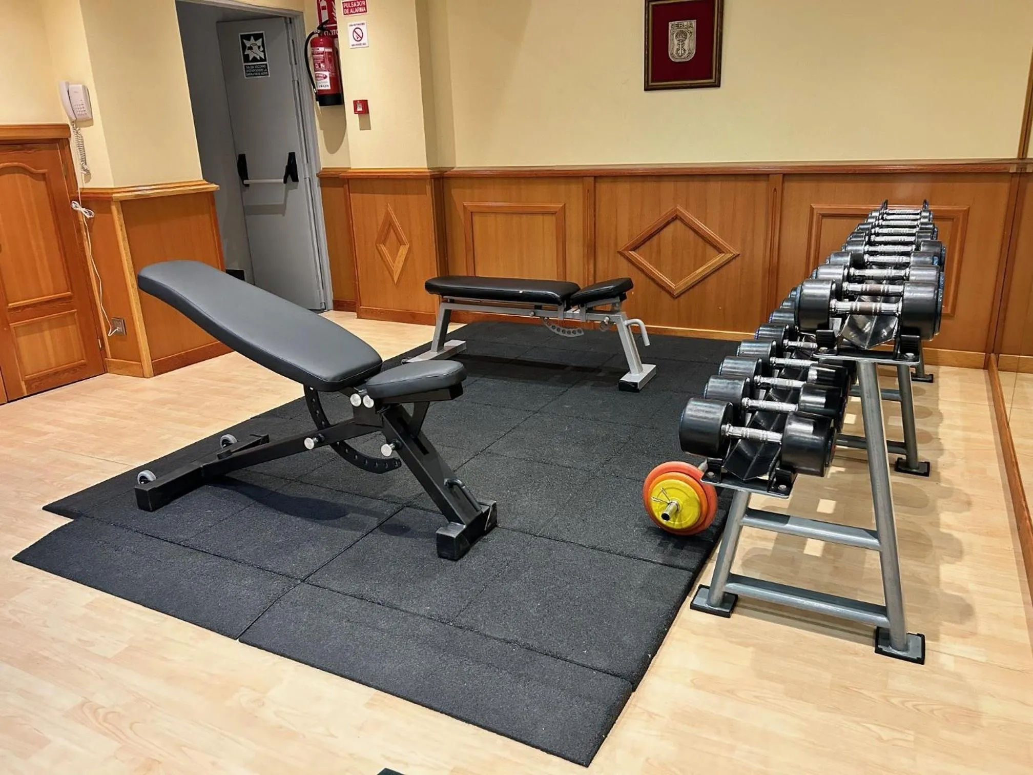 Fitness centre/facilities in Hotel Balcón de Europa