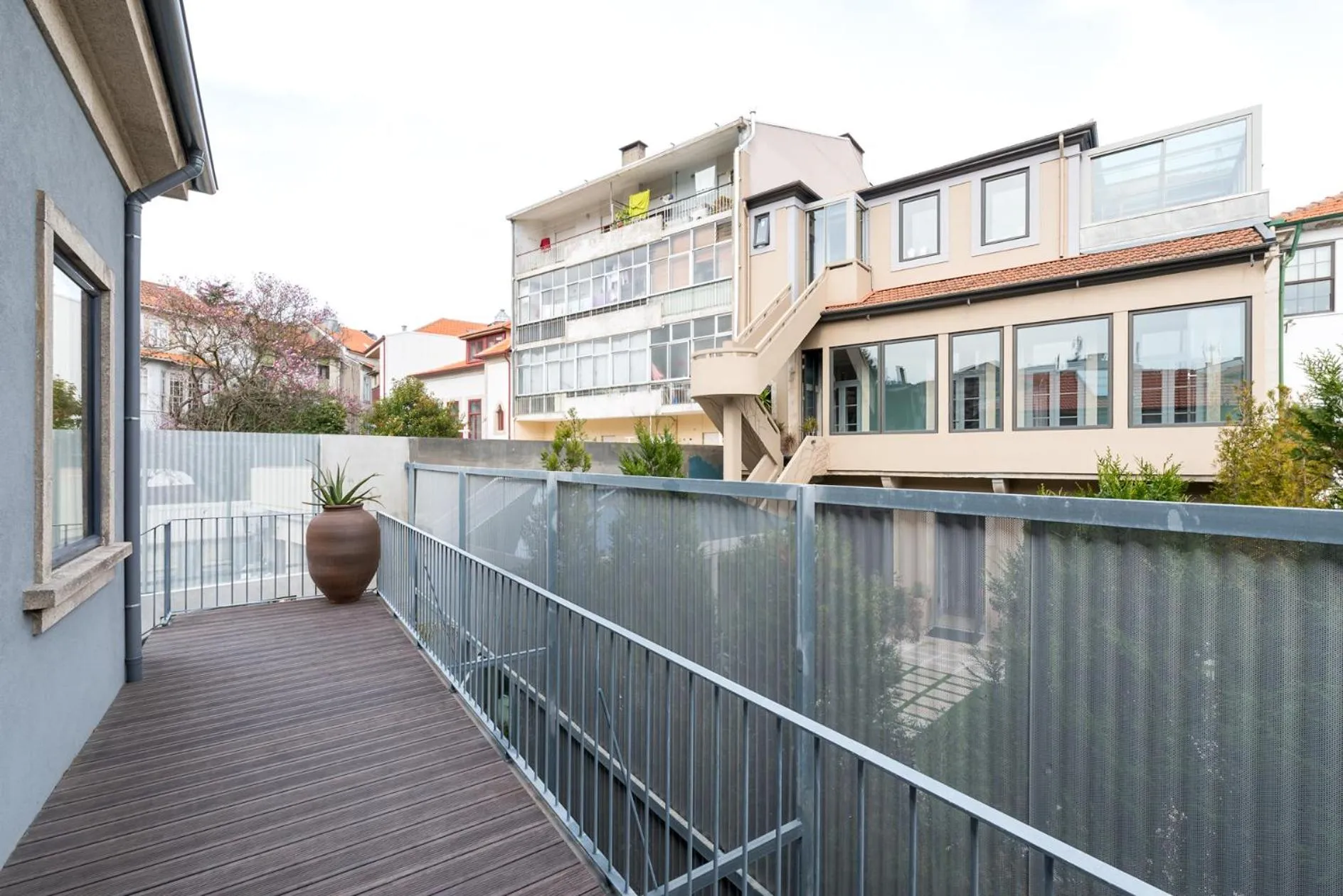 Balcony/Terrace in Charm Palace Porto