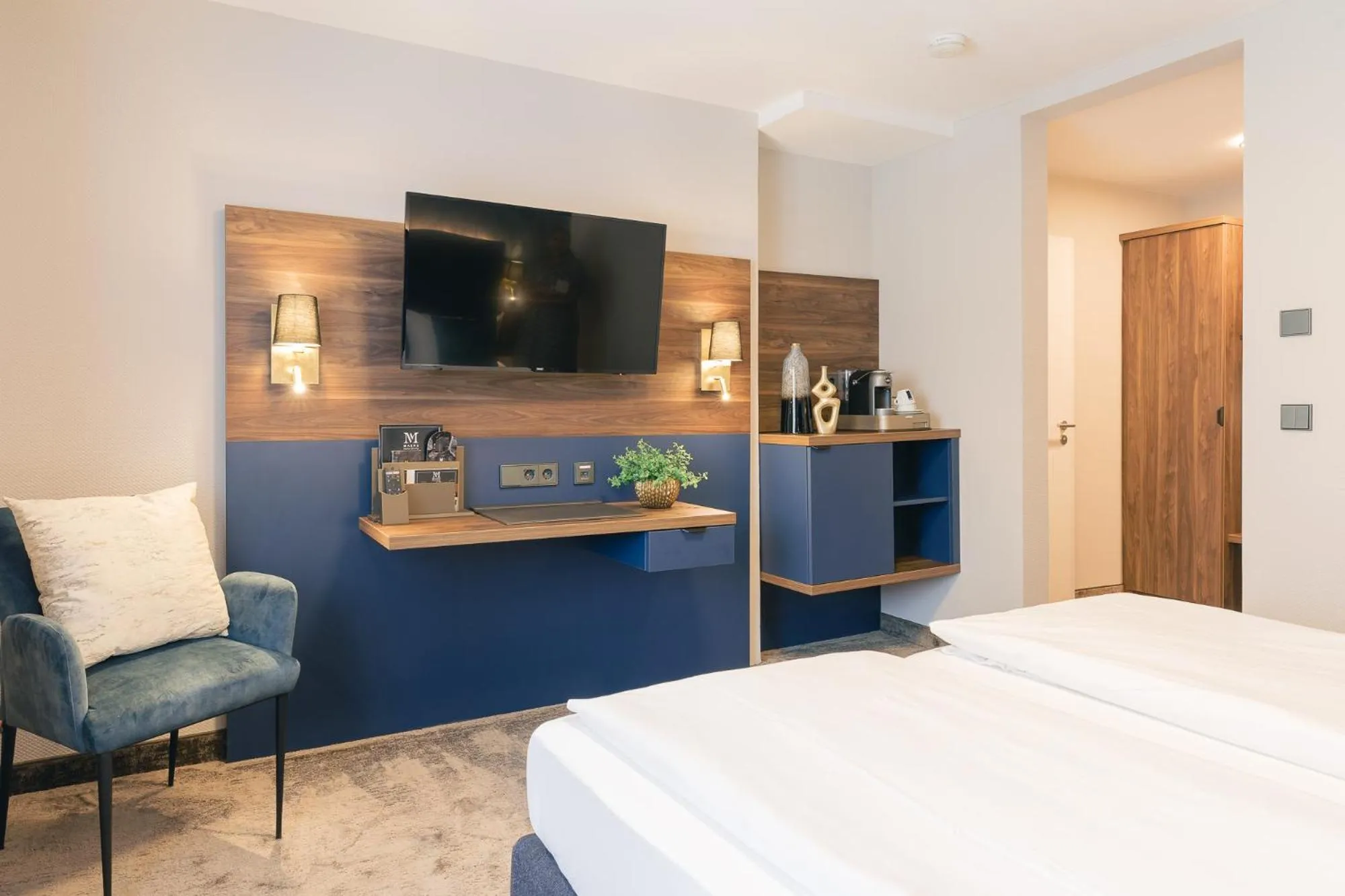 Bed in Hotel & Restaurant Rose