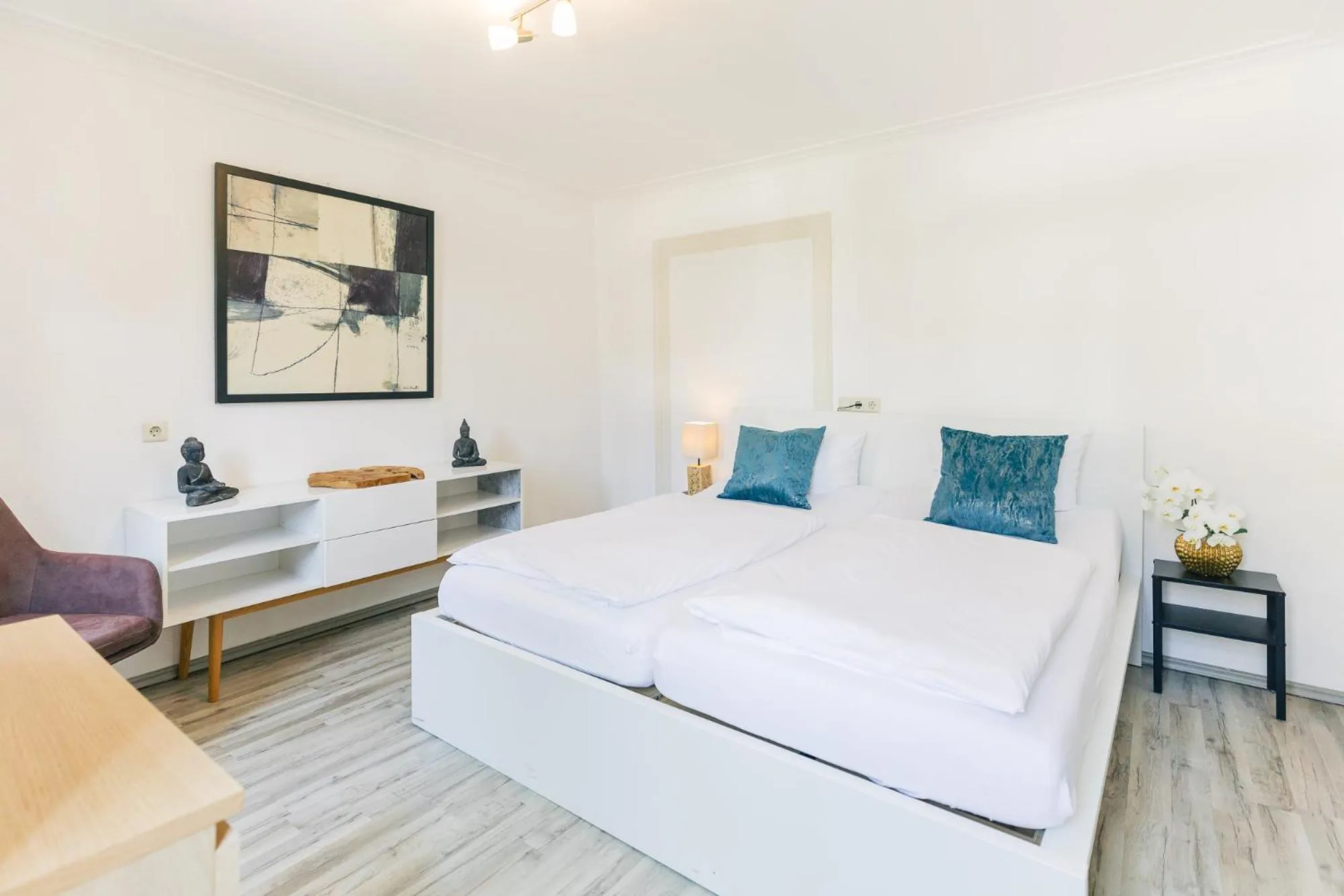 Bed in Hotel & Restaurant Rose