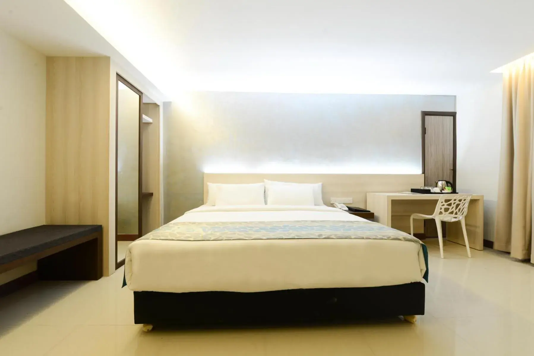 Bed in Samudra Hotel Kuching Bed in Samudra Hotel Kuching