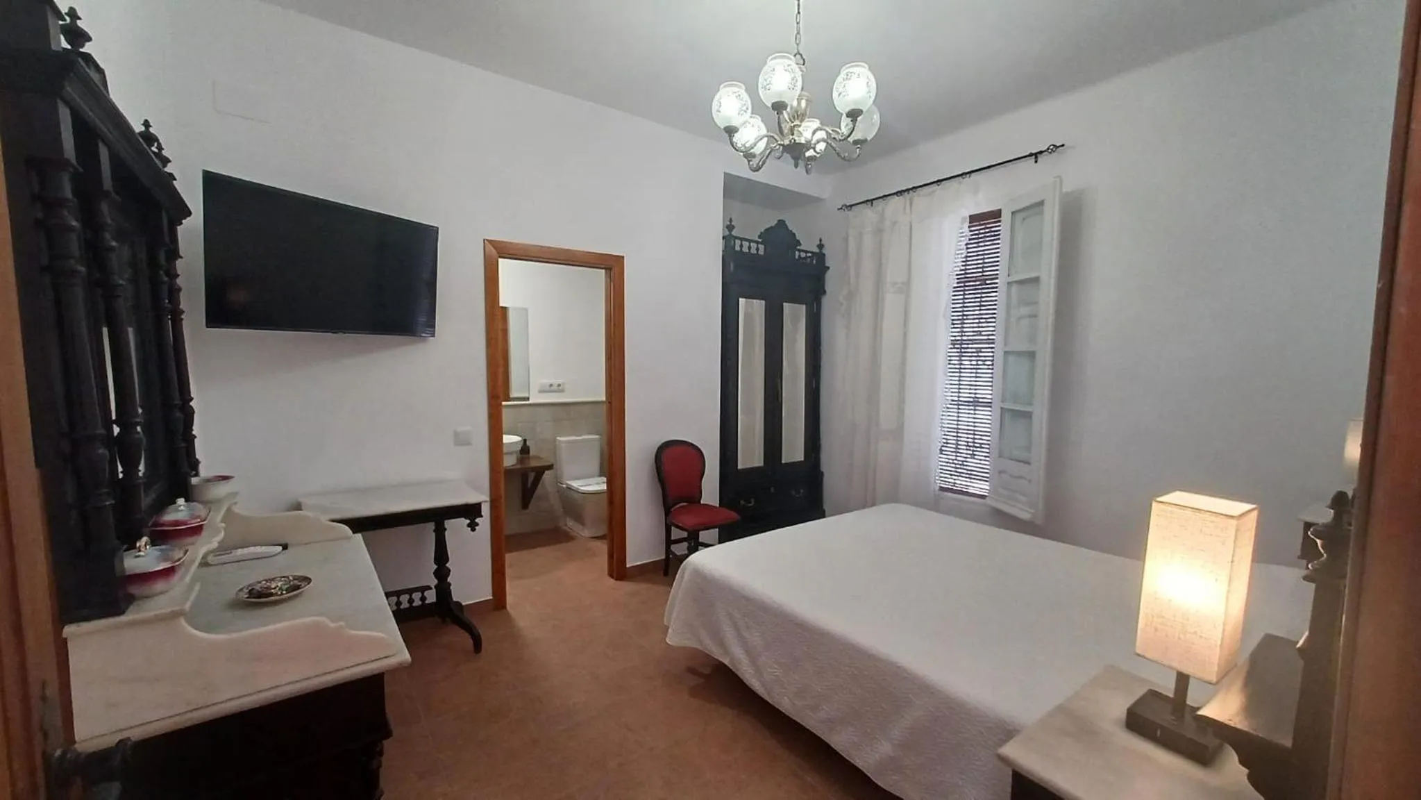 Bed in Hotel Rural Tia Pilar