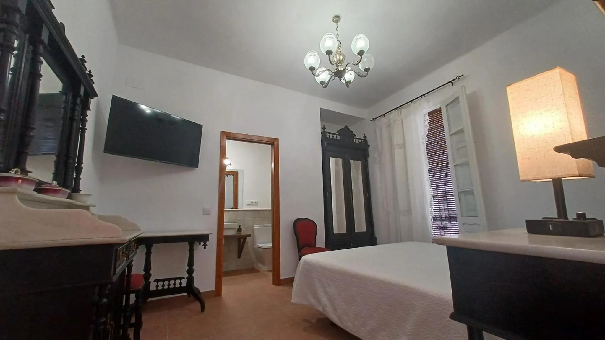 Bed in Hotel Rural Tia Pilar