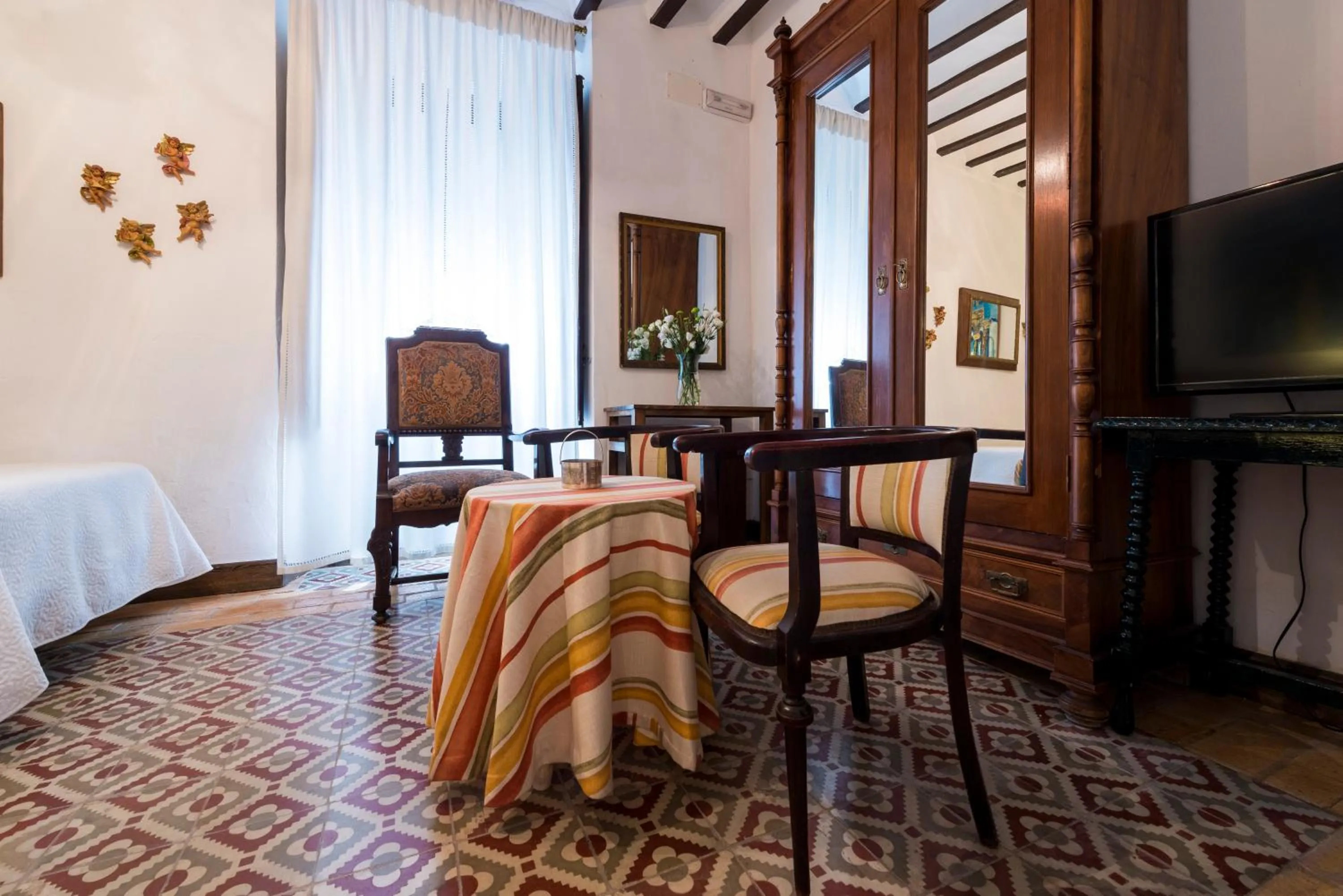 Decorative detail, Bed in Hotel Rural Tia Pilar