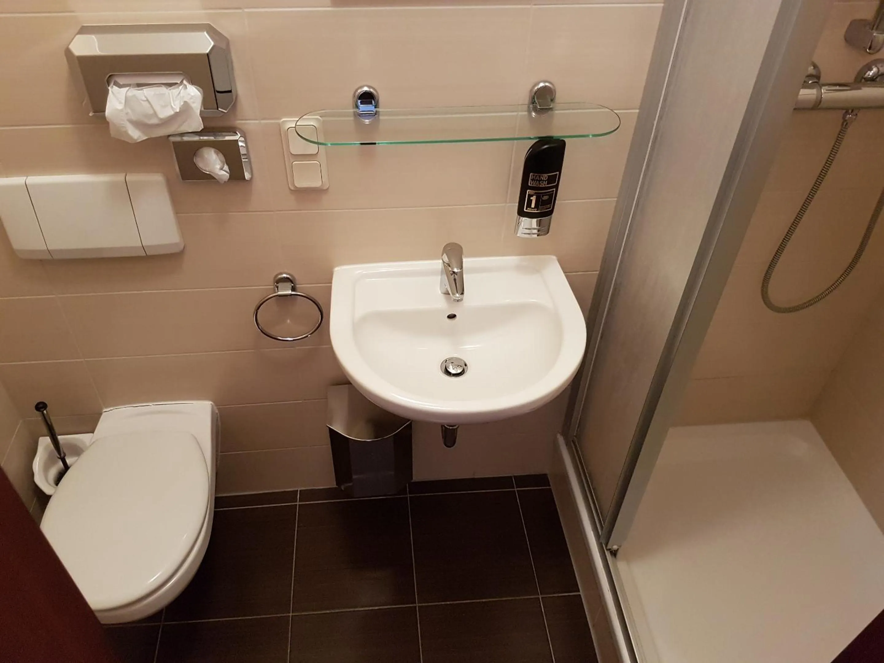 Bathroom in Hotel - Restaurant Sophienaue