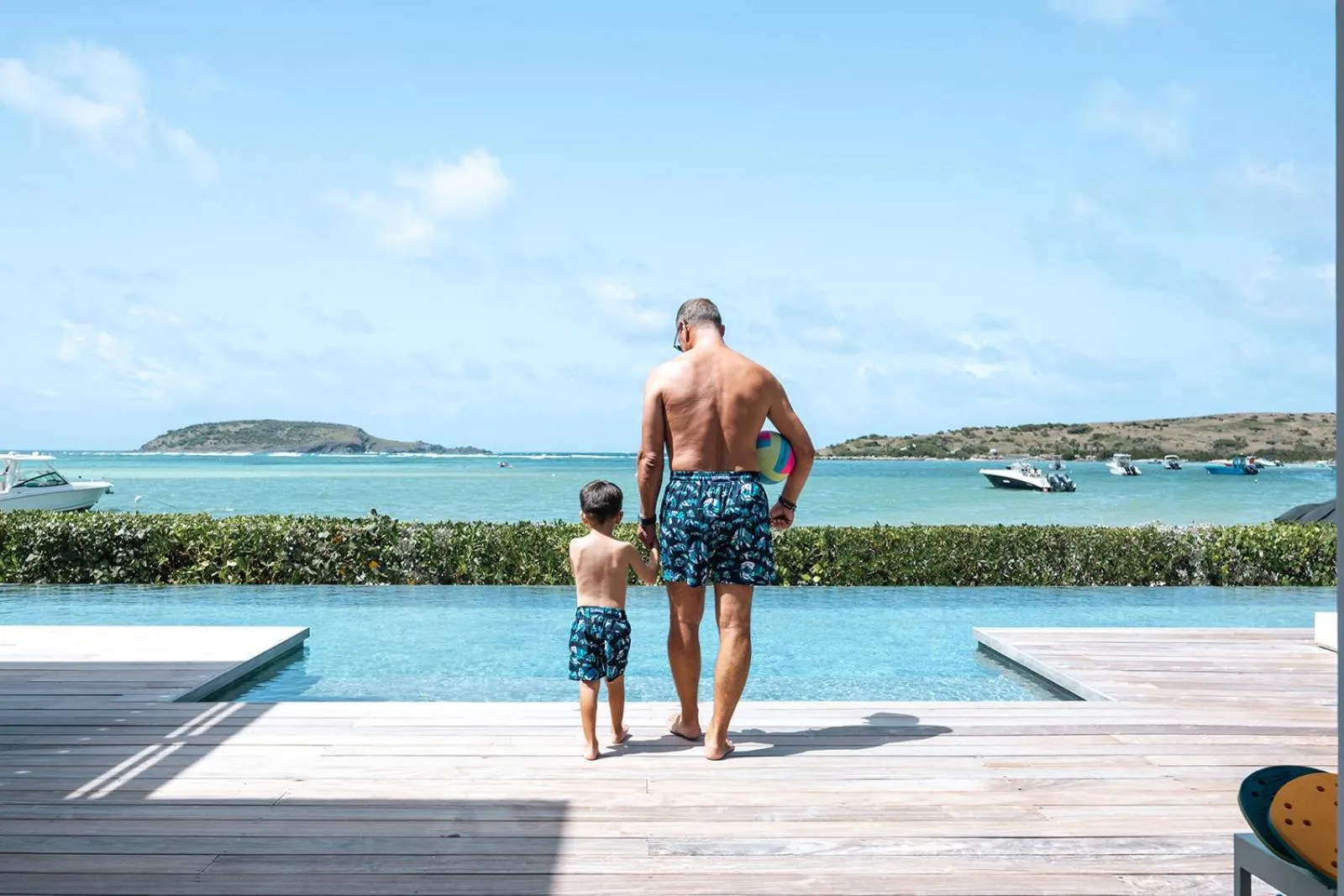 Swimming pool in Le Barthélemy Hotel & Spa