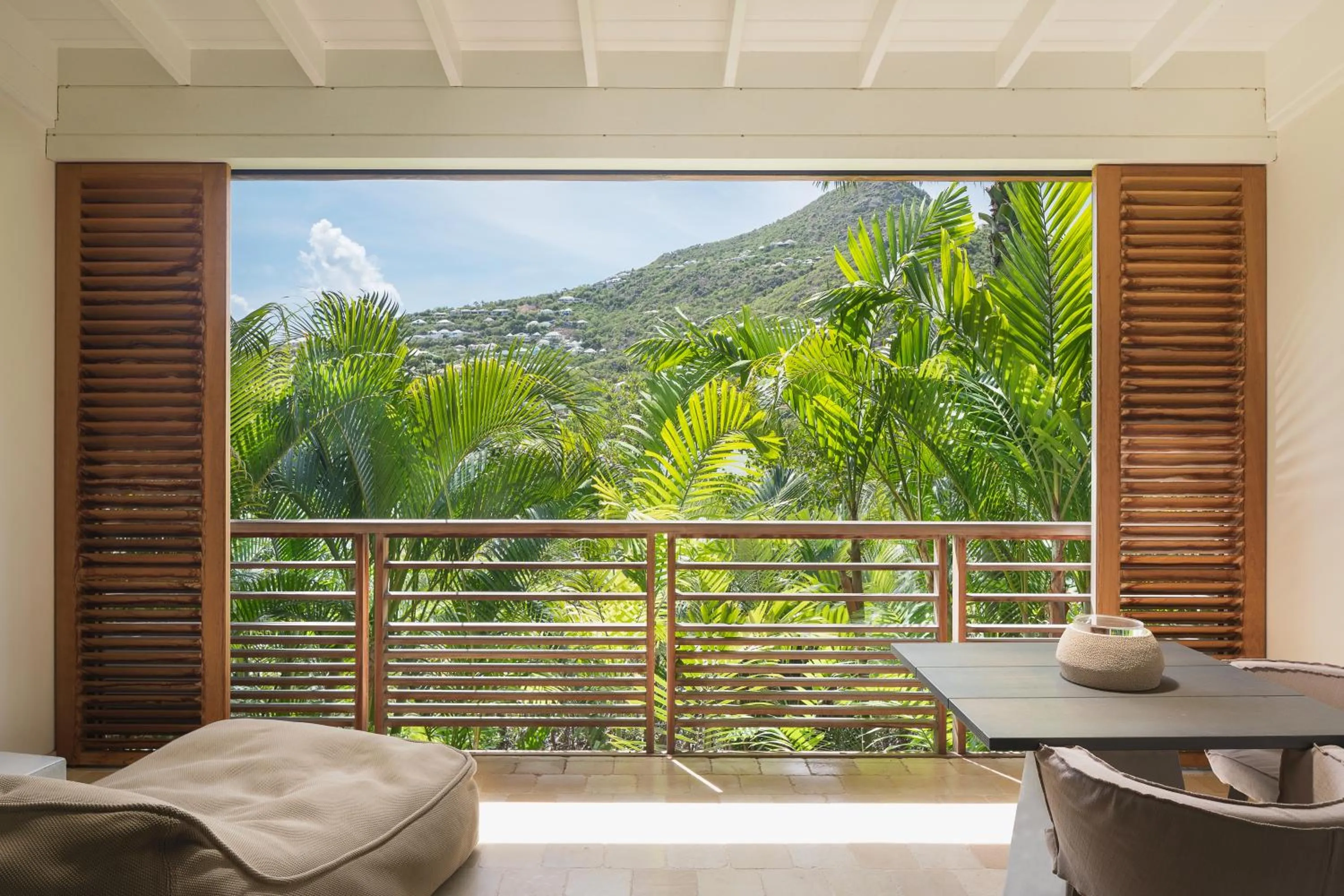 Garden view in Le Barthélemy Hotel & Spa