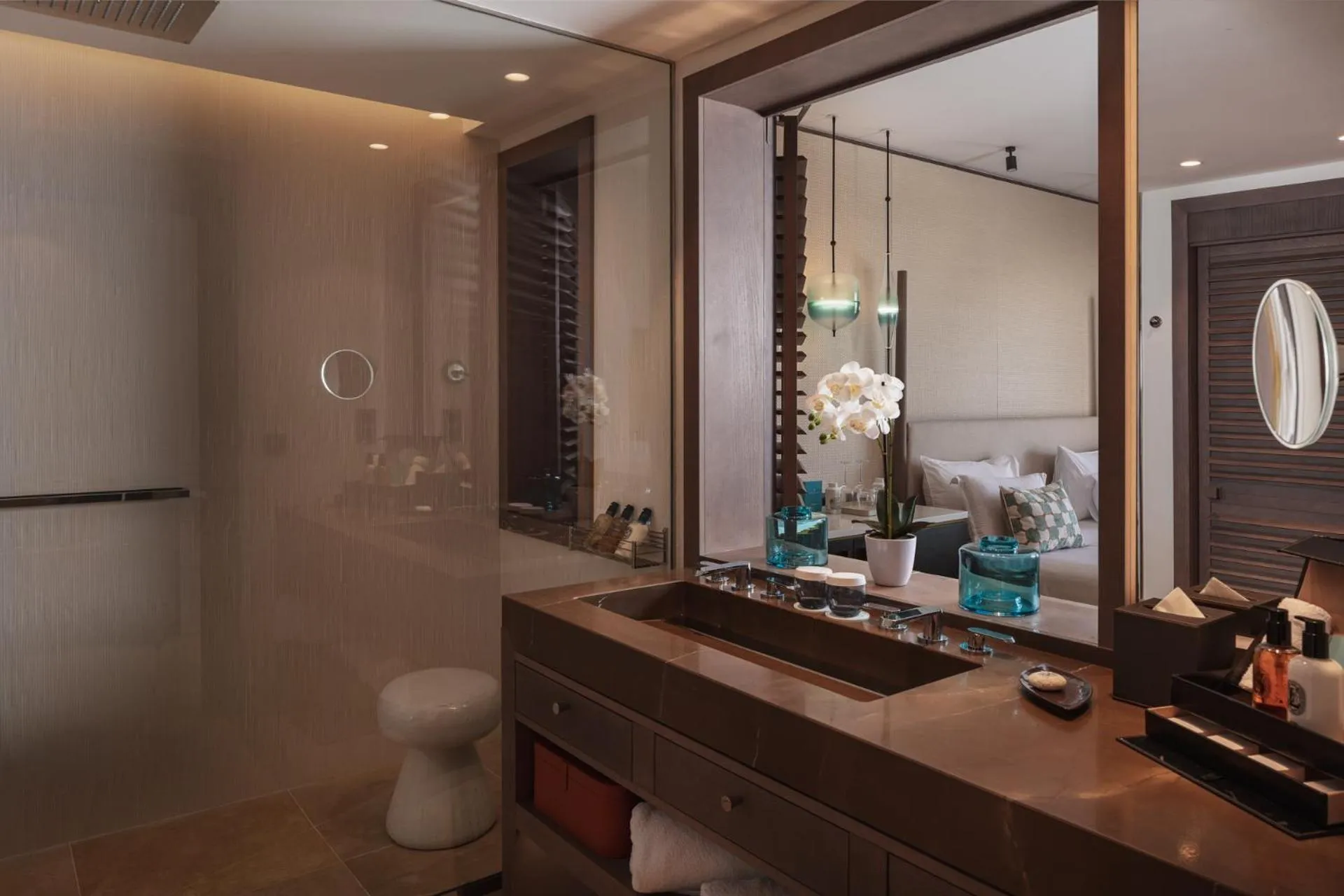 Shower in Le Barthélemy Hotel & Spa