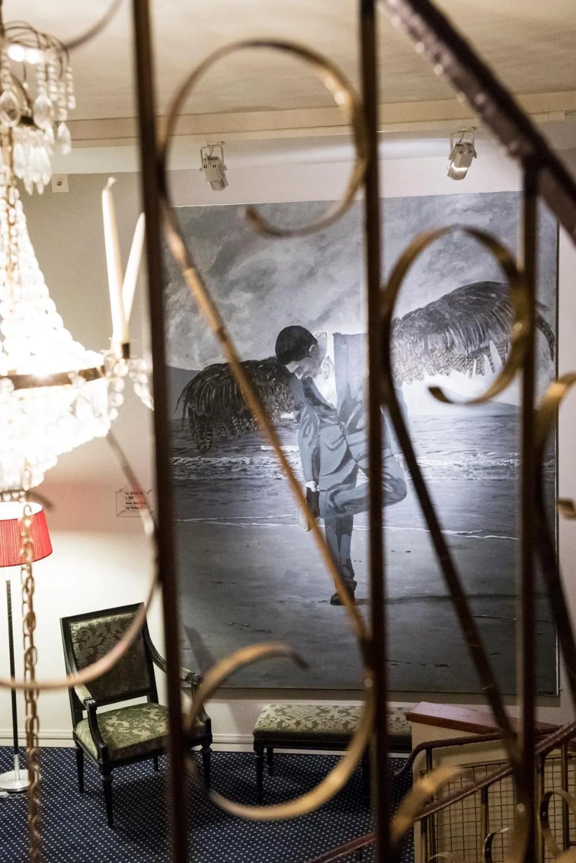 Decorative detail in Home Hotel Smedjan