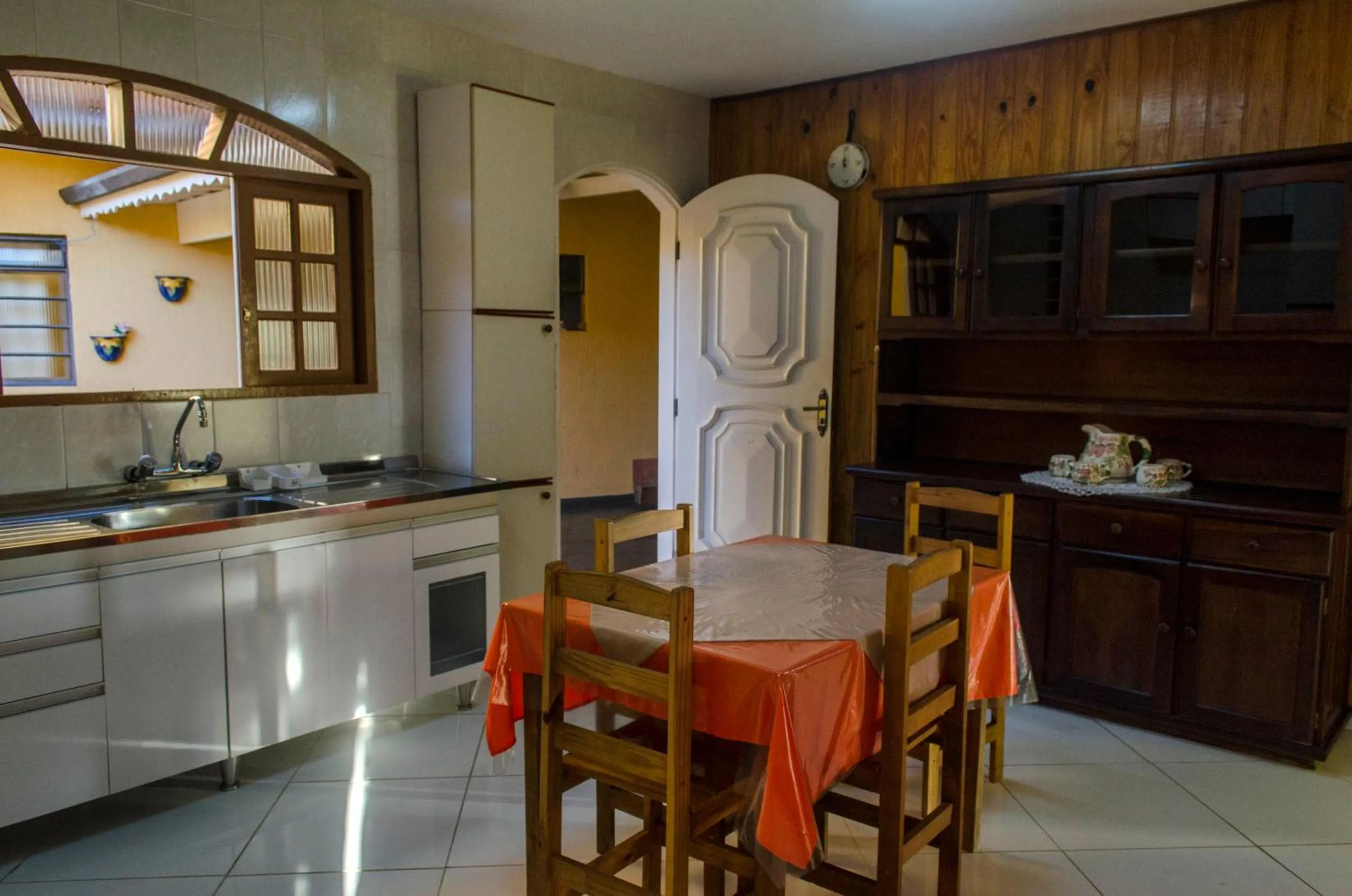 Kitchen or kitchenette in Pousada Heron