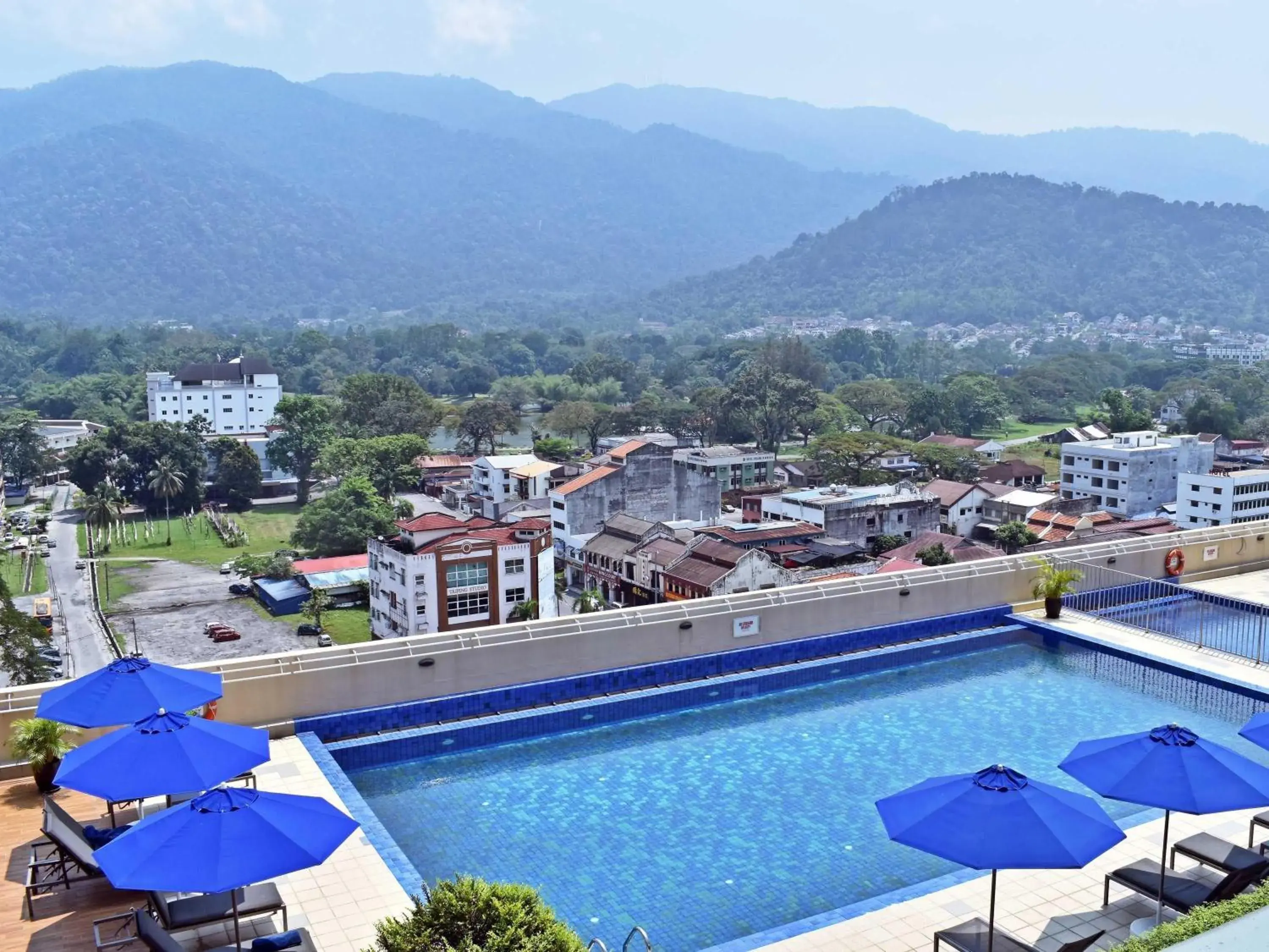 Pool view in Novotel Taiping Pool view in Novotel Taiping