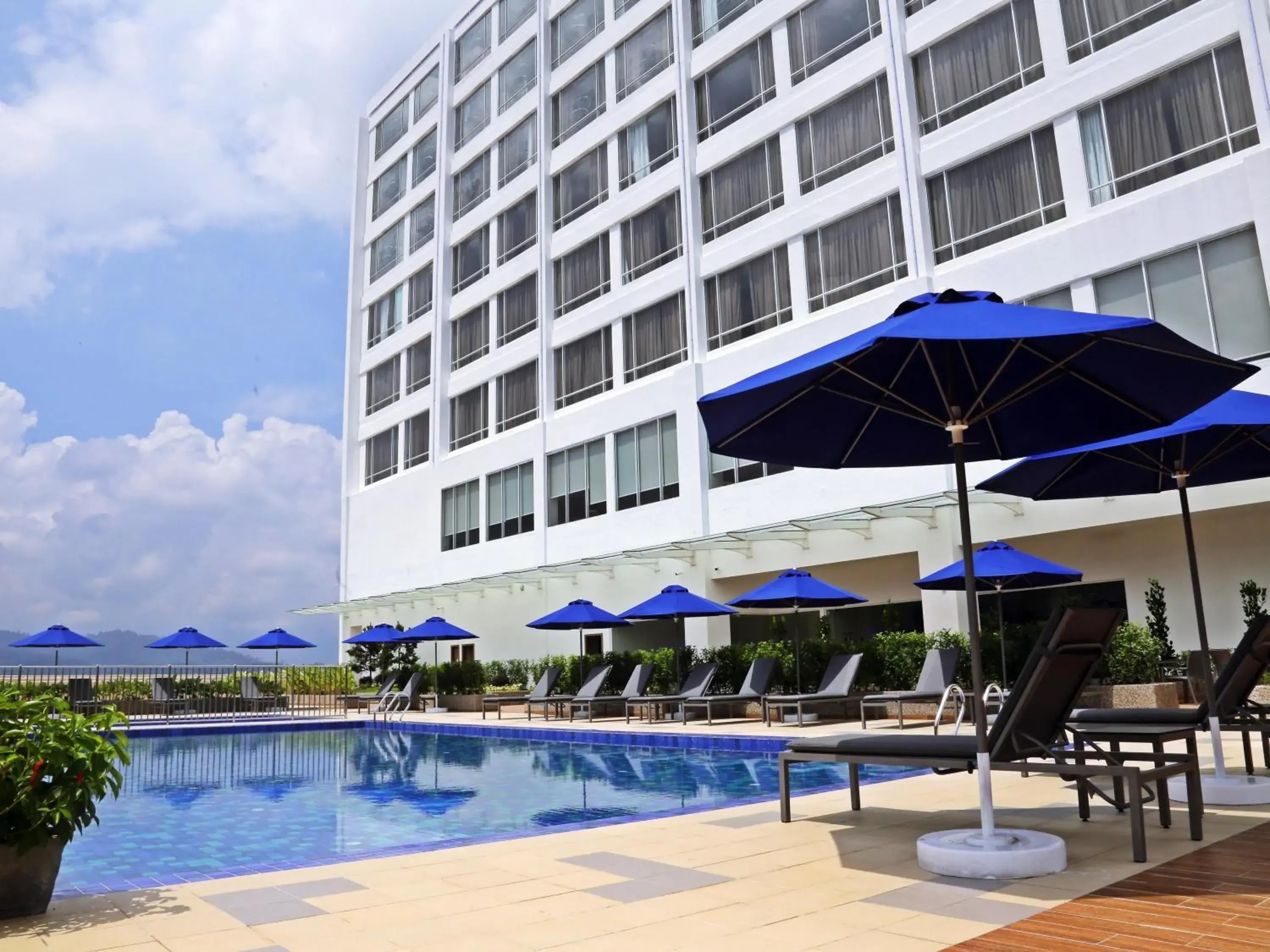 Pool view in Novotel Taiping Pool view in Novotel Taiping