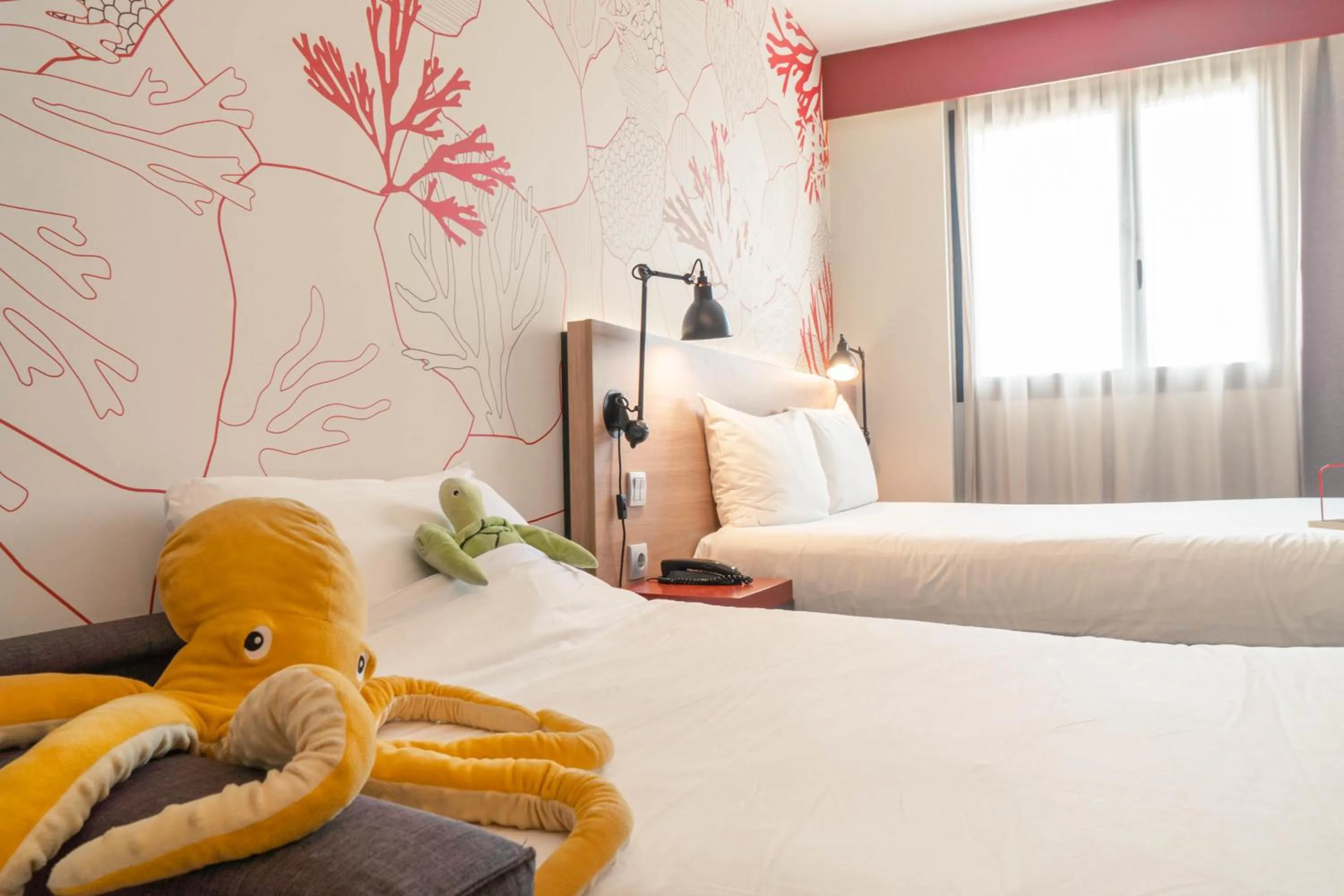 children, Bed in ibis Styles Barcelona City Bogatell