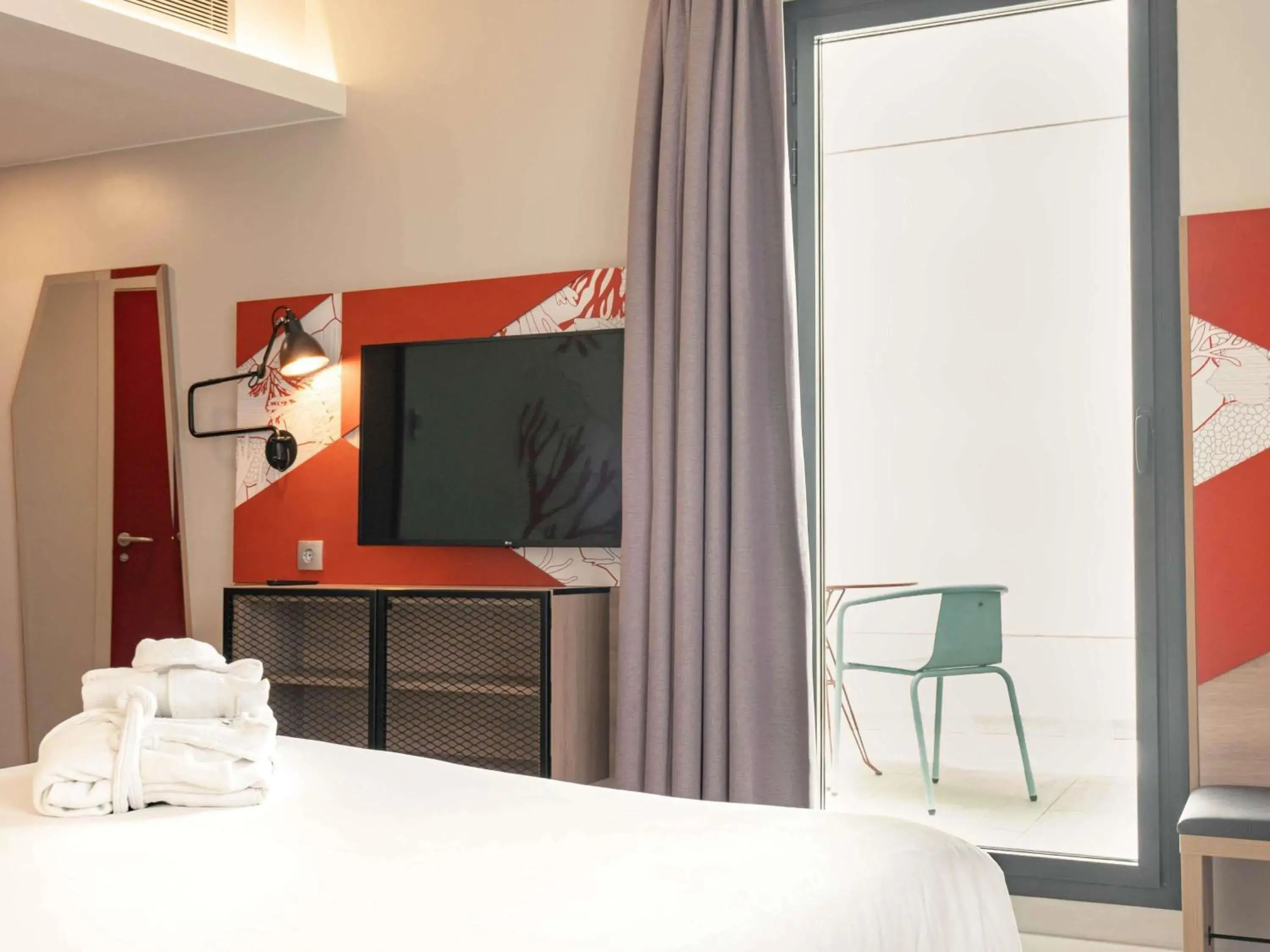 Bedroom, Bed in ibis Styles Barcelona City Bogatell Bedroom, Bed in ibis Styles Barcelona City Bogatell