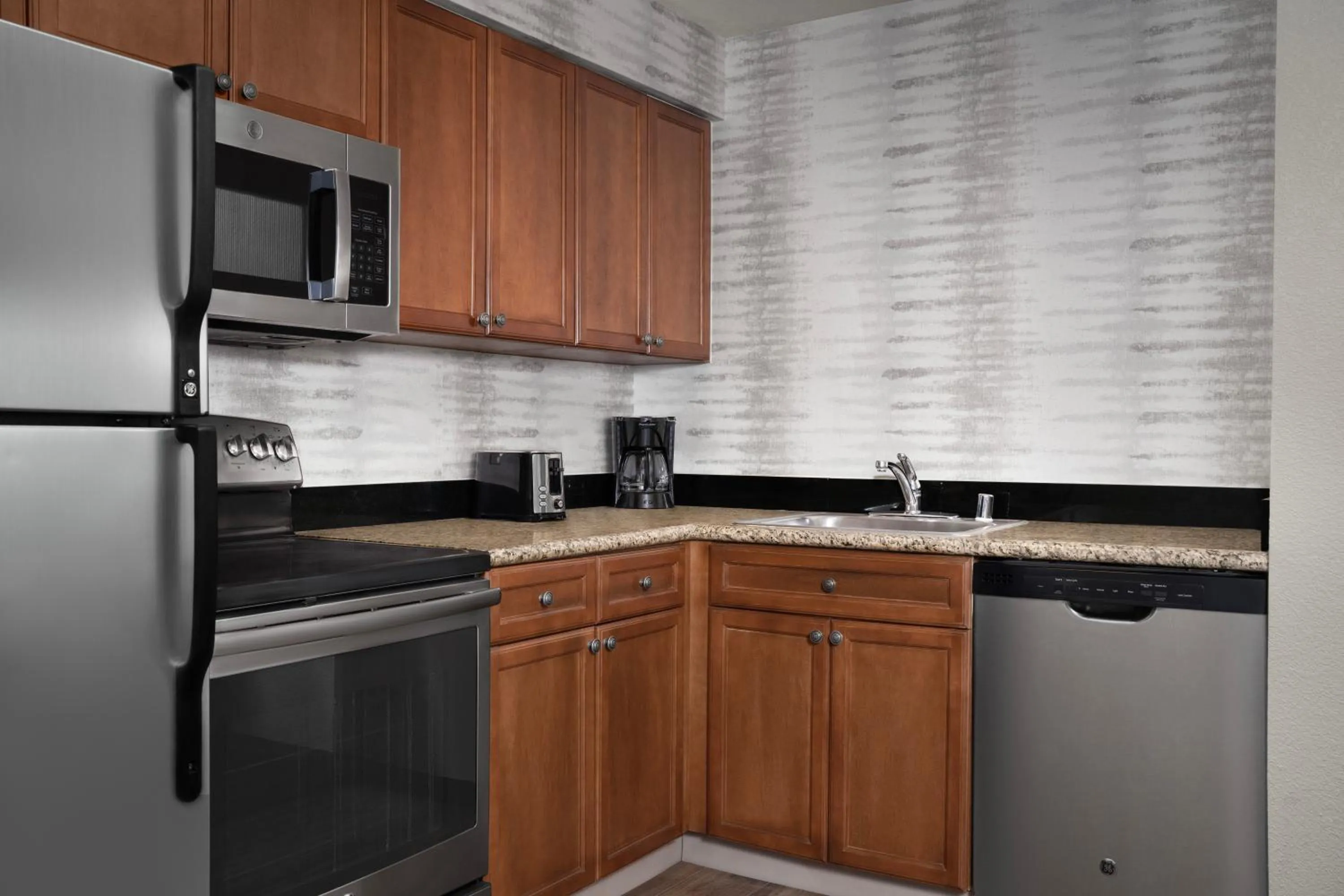 kitchen in Residence Inn by Marriott San Bernardino