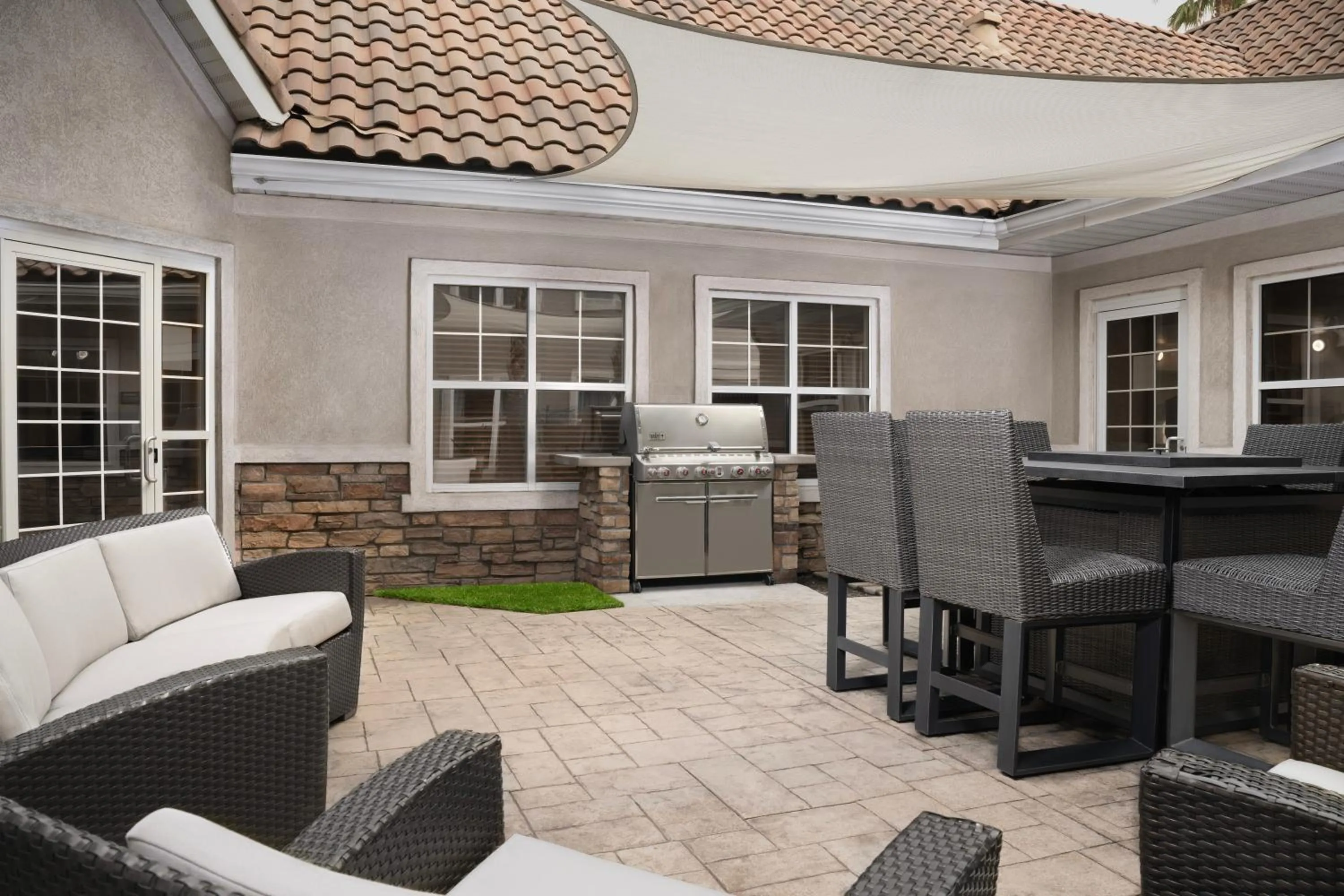 Patio in Residence Inn by Marriott San Bernardino