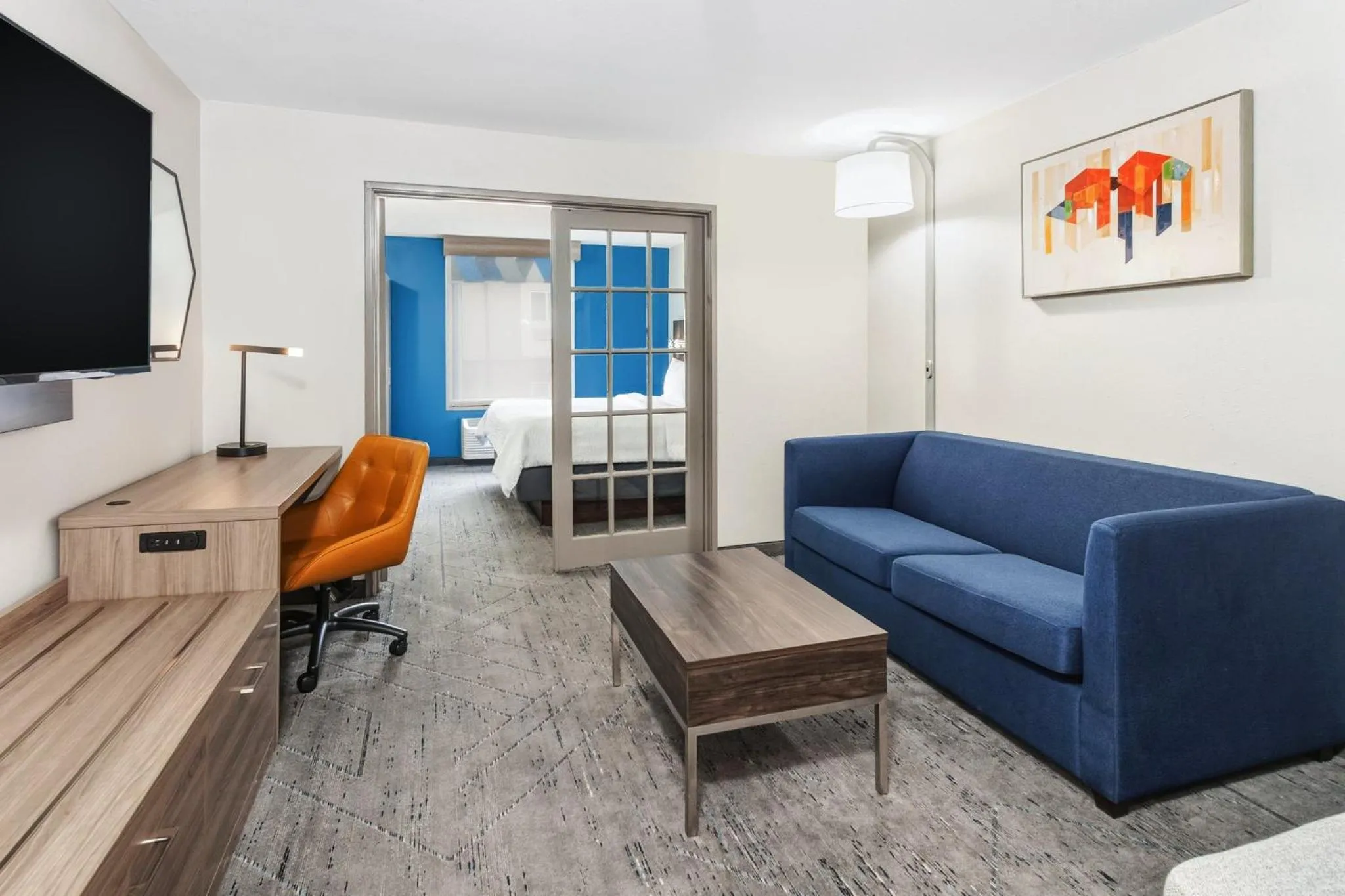 Photo of the whole room in Holiday Inn Express Hotel & Suites Bloomington-Normal University Area by IHG