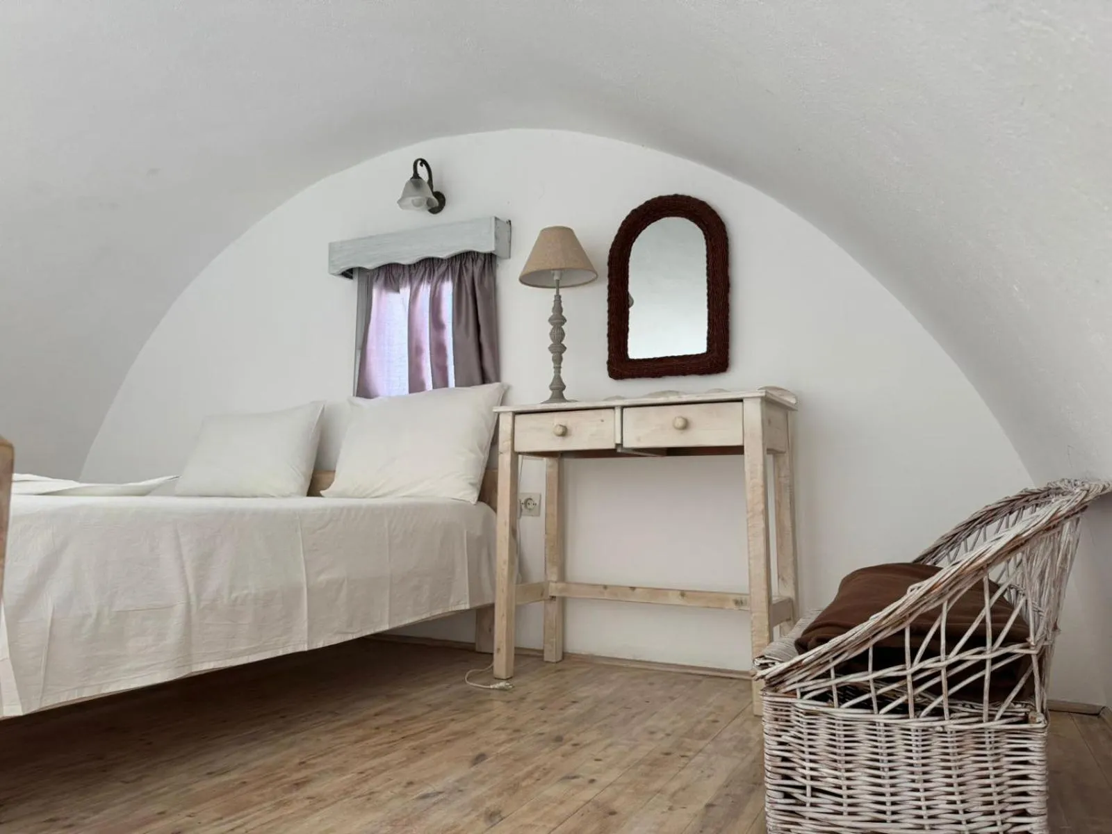 Bed in Agnadi View Villa
