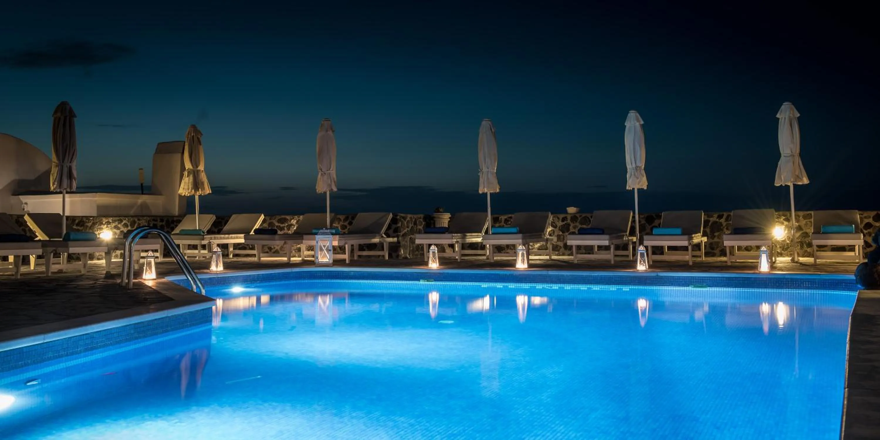 Swimming pool in Agnadi View Villa