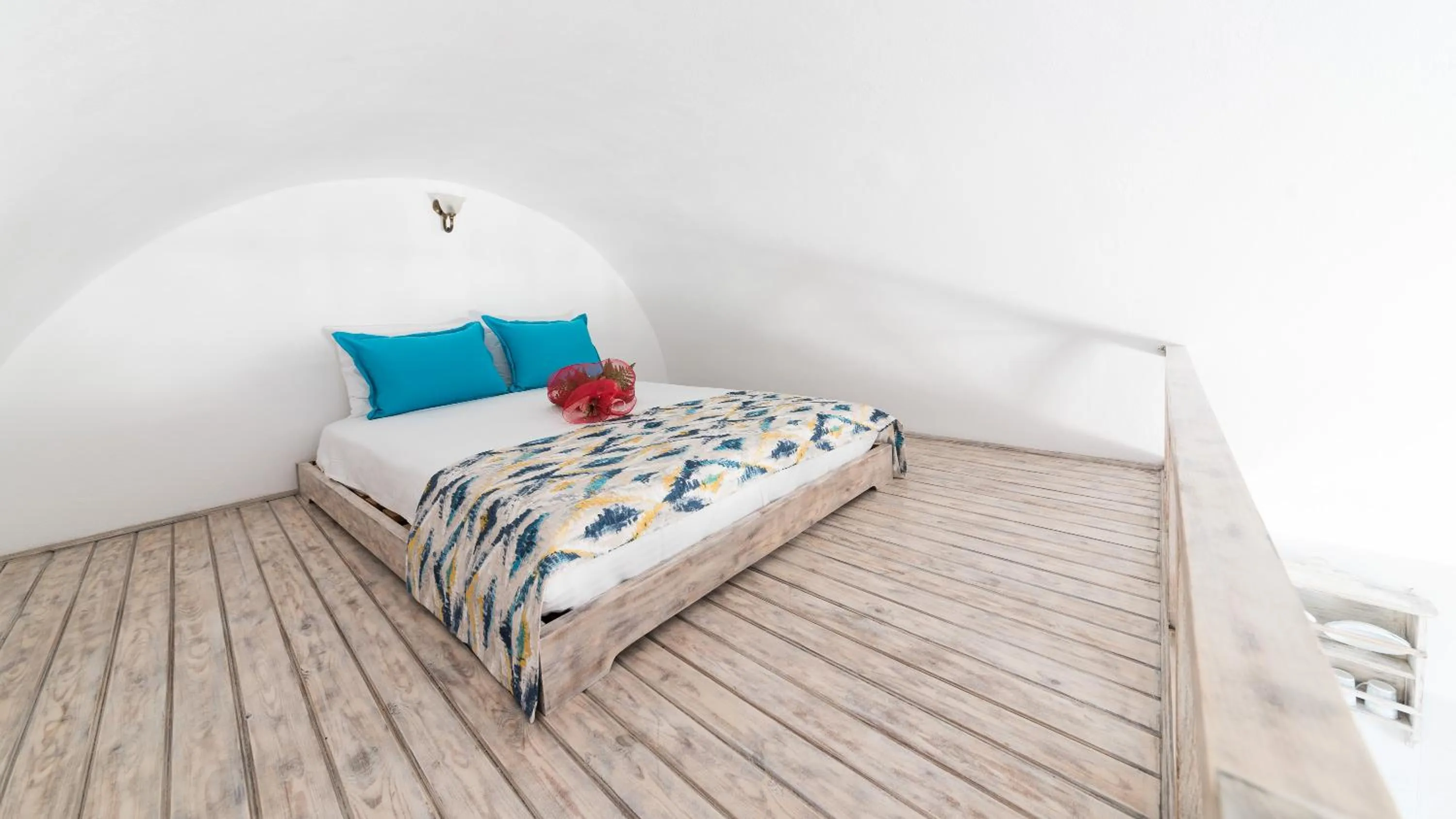 Bed in Agnadi View Villa