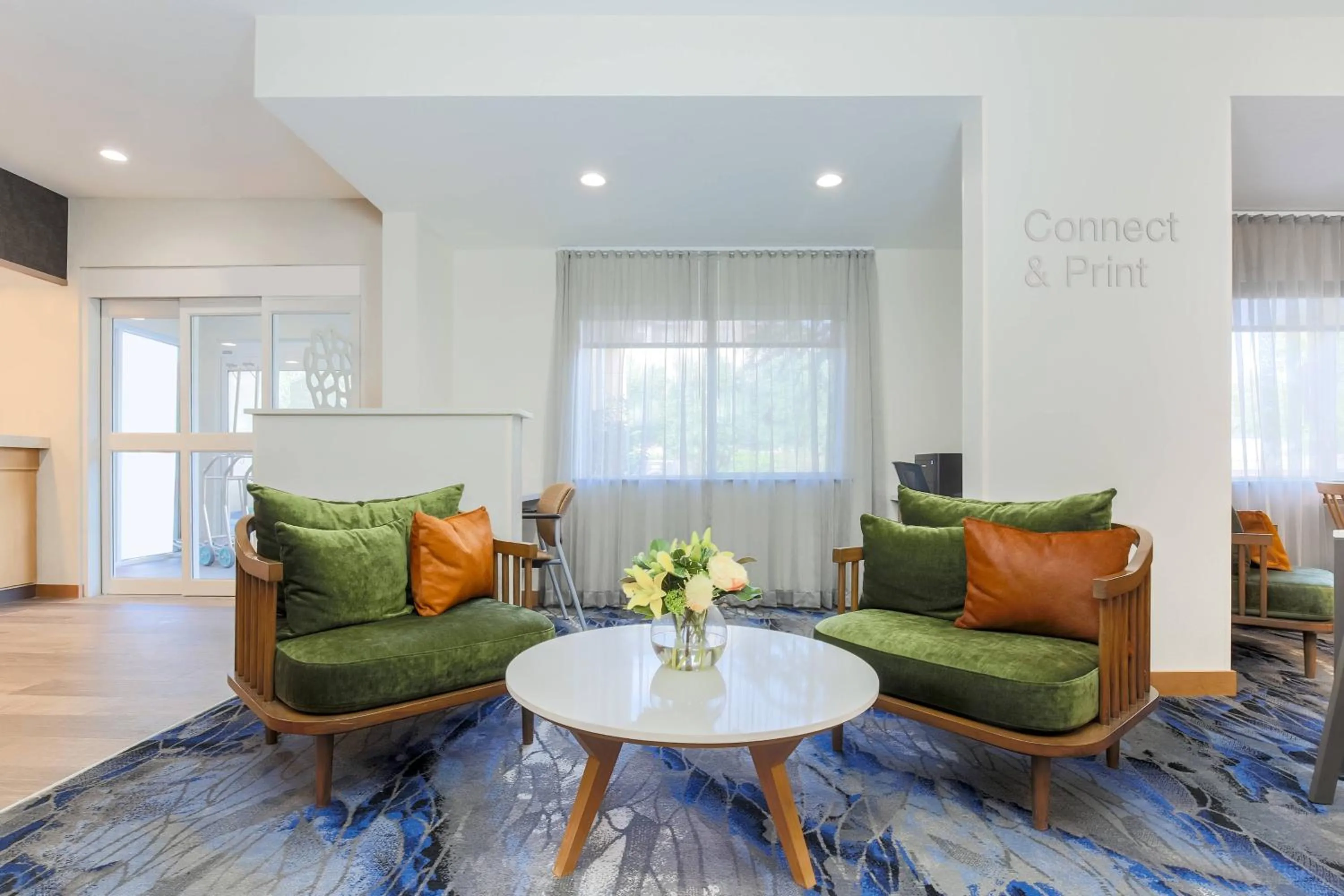 Lobby or reception in Fairfield Inn & Suites Houston Humble