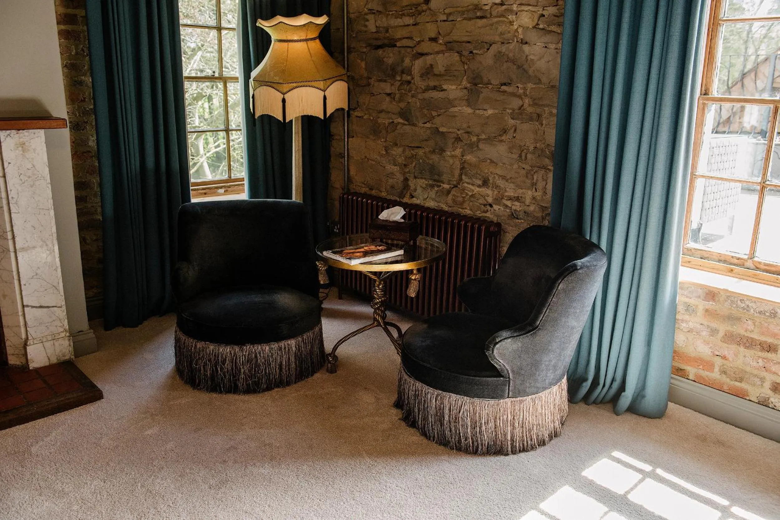 Decorative detail in Le Petit Chateau & William de Percy