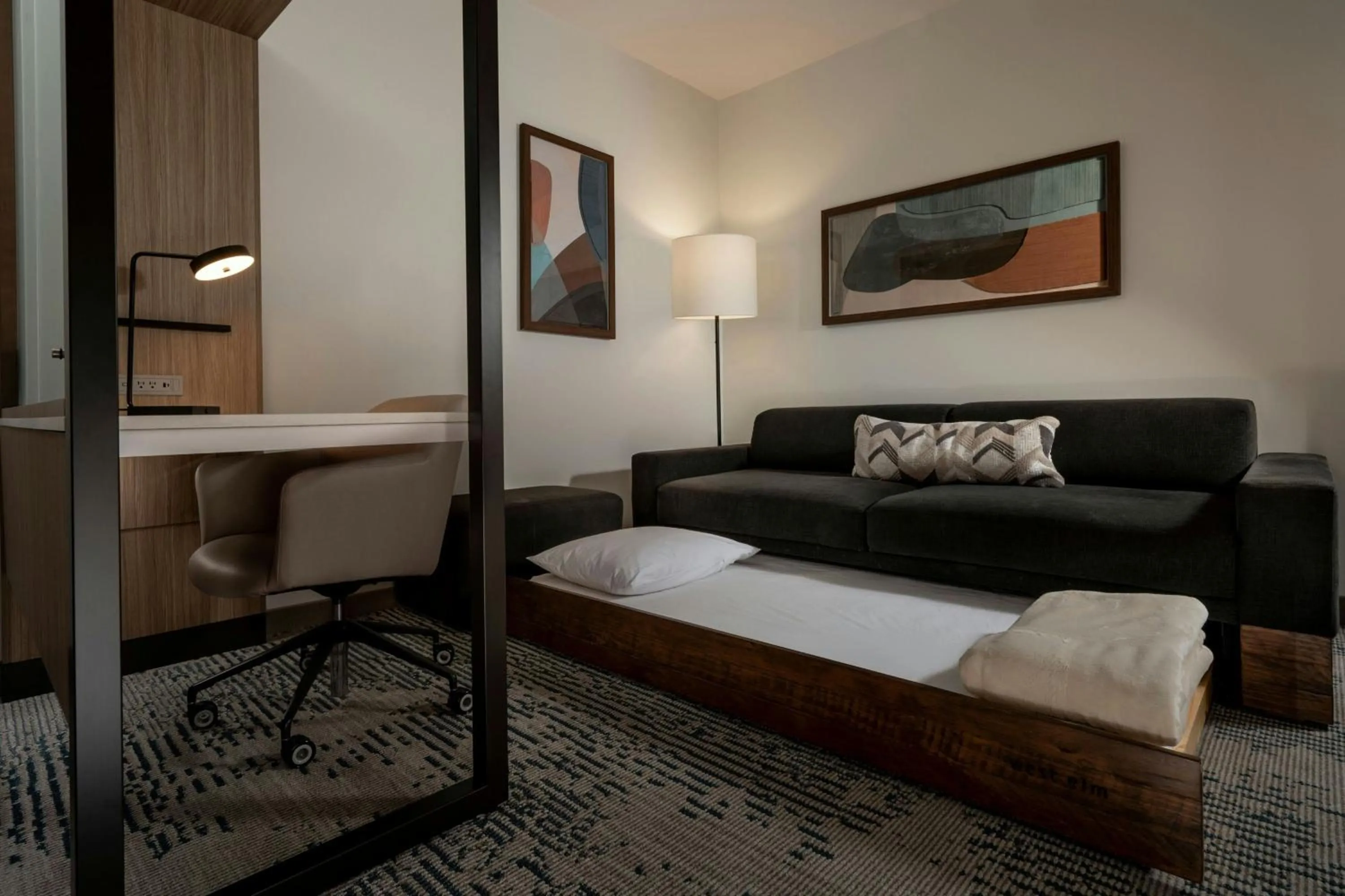 Photo of the whole room, Bed in SpringHill Suites by Marriott Houston Brookhollow