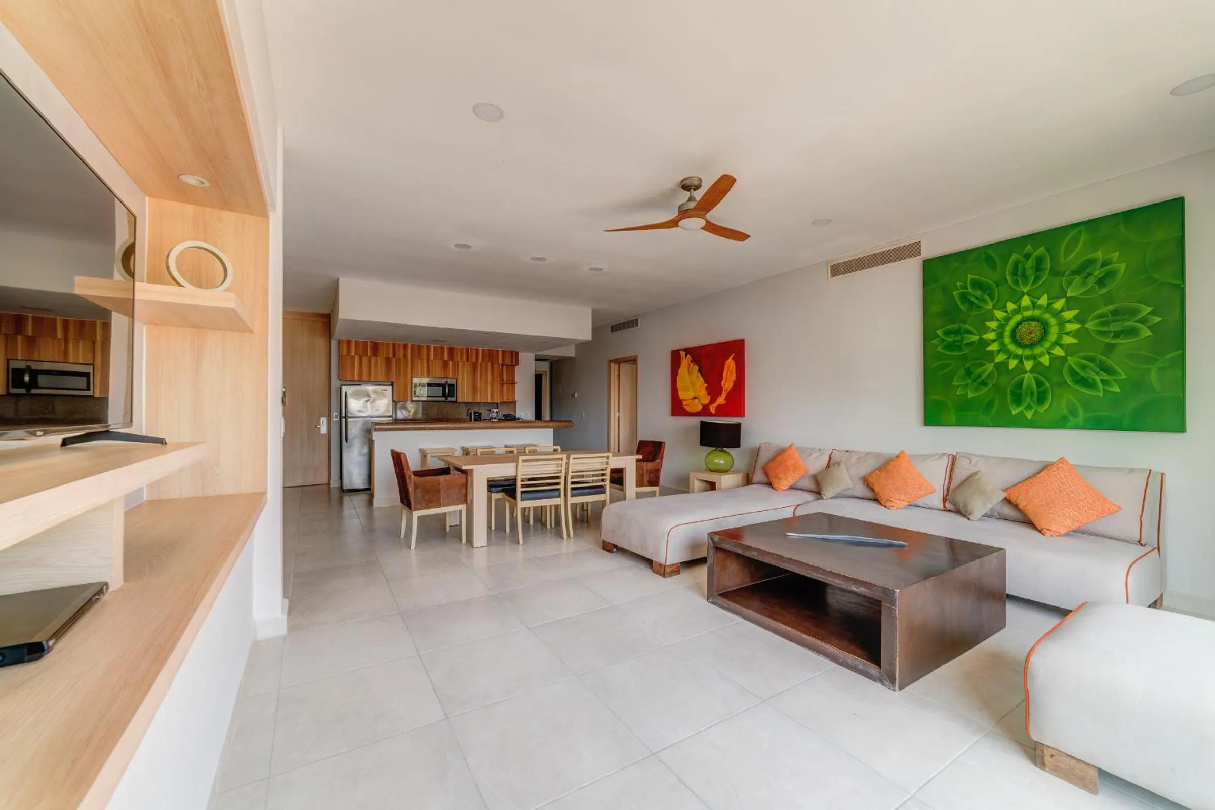 Living room in Aldea Thai by Mistik Vacation Rentals