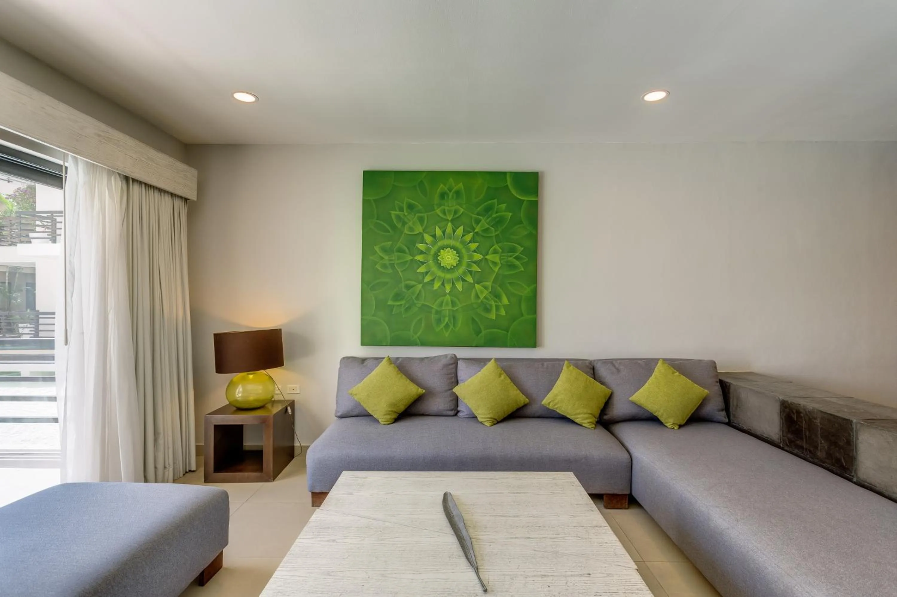 Living room in Aldea Thai by Mistik Vacation Rentals