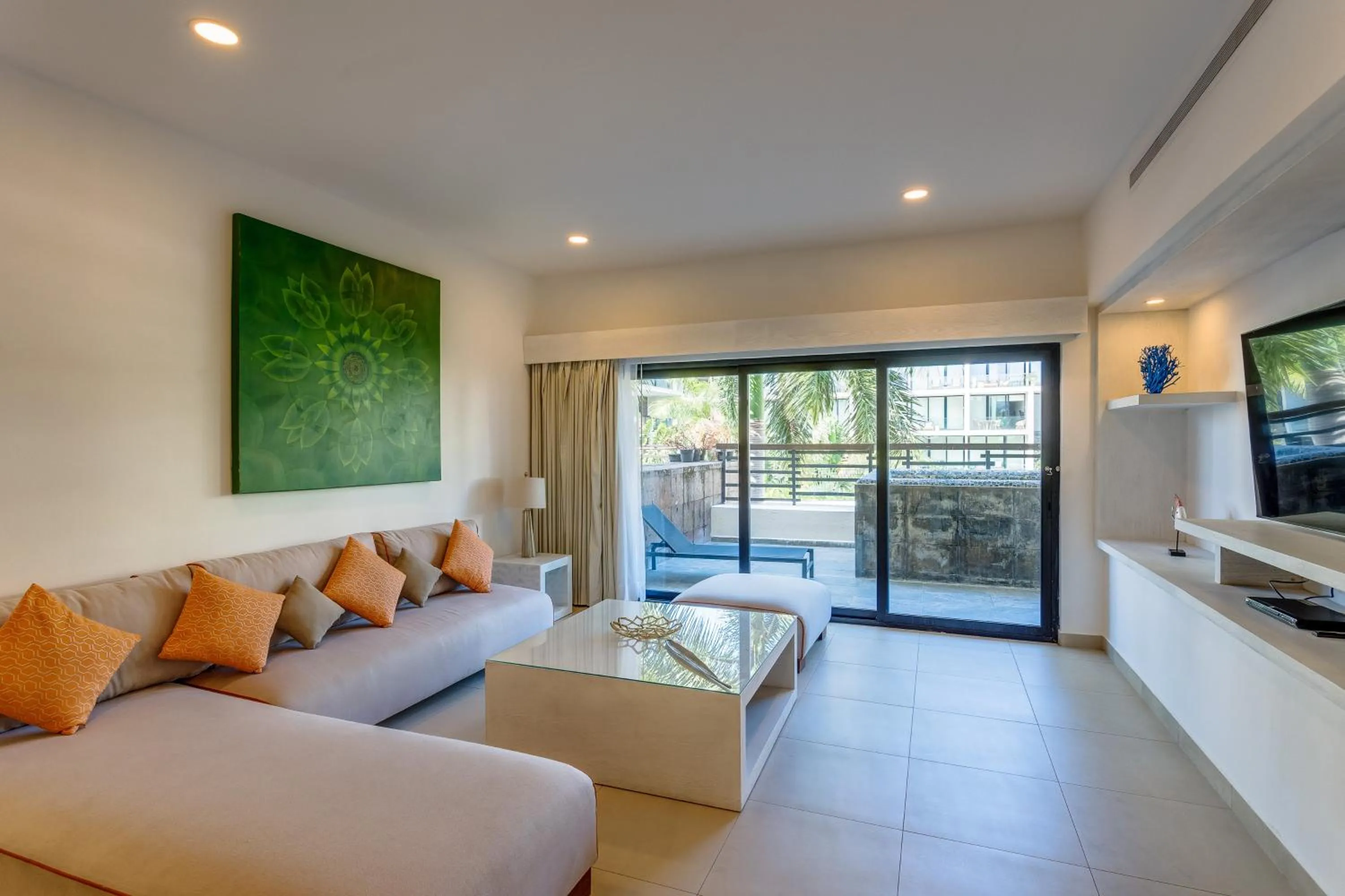 Living room in Aldea Thai by Mistik Vacation Rentals