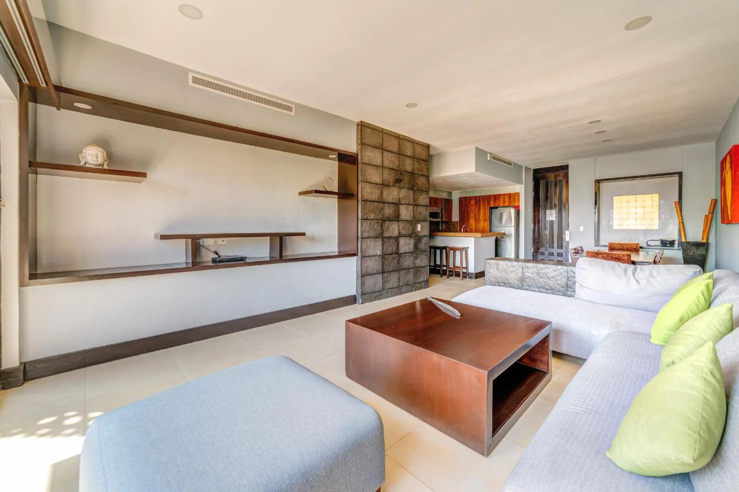 Living room, Bed in Aldea Thai by Mistik Vacation Rentals