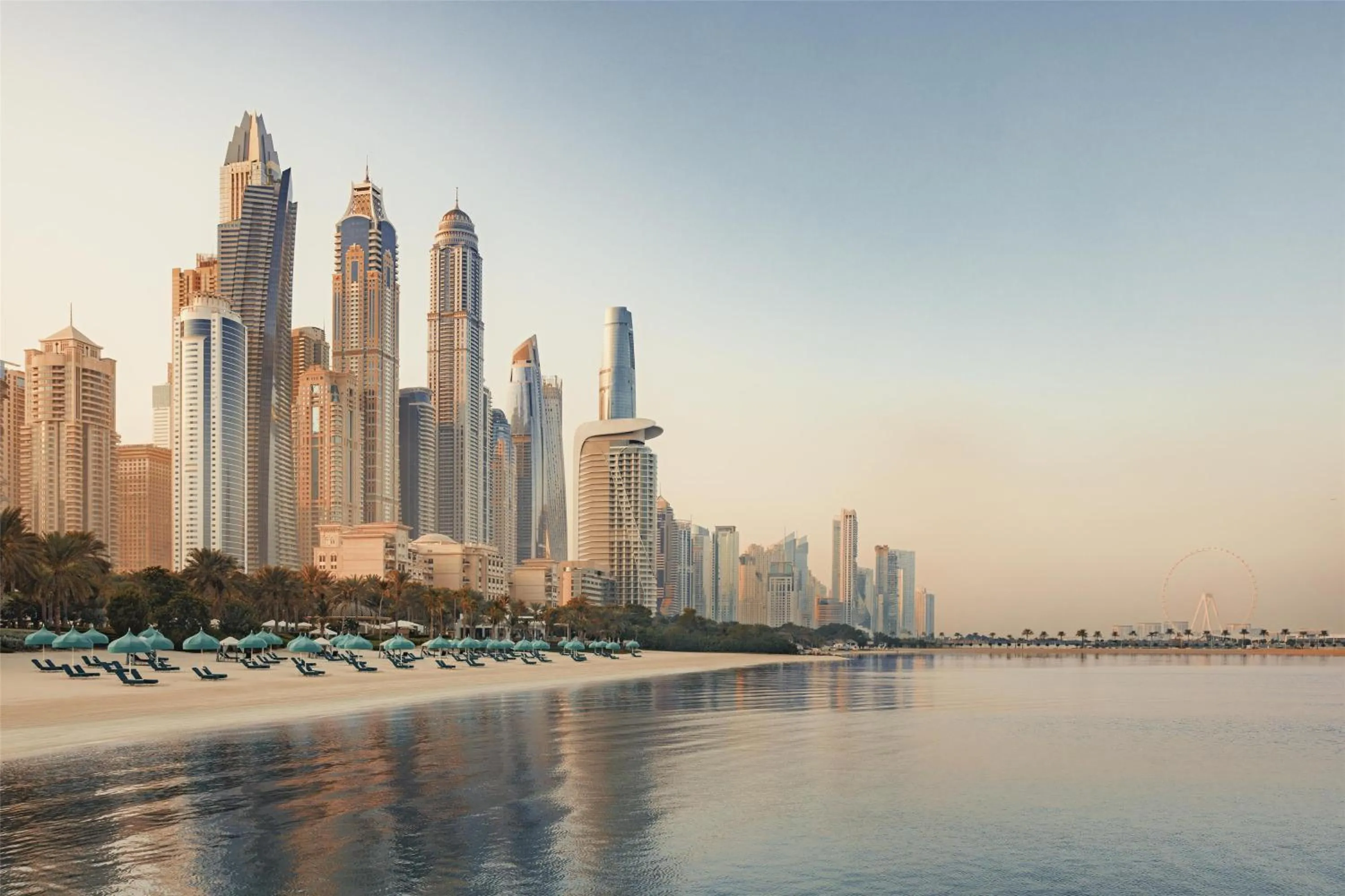 Beach in One&Only Royal Mirage Resort Dubai