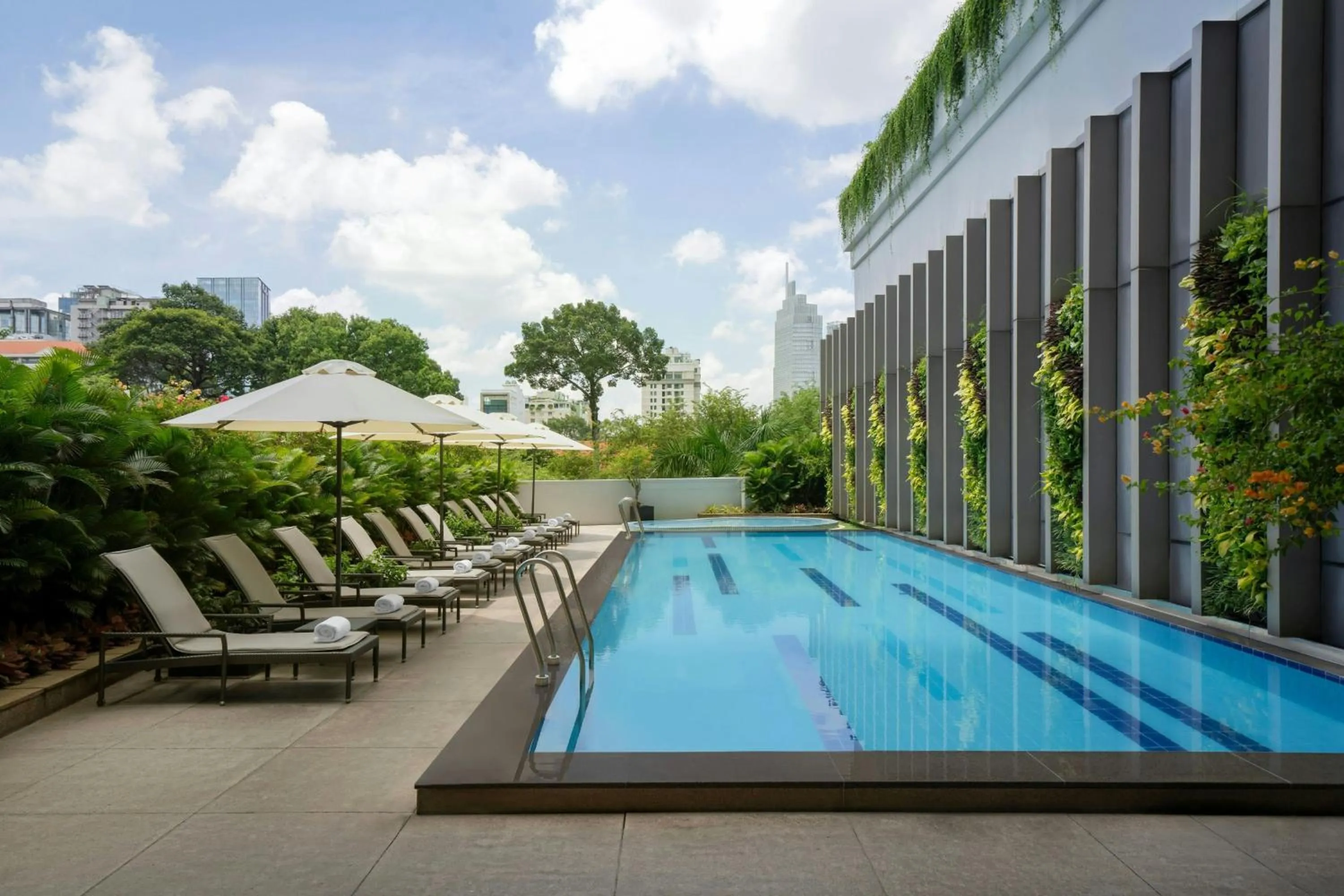Swimming pool in JW Marriott Hotel & Suites Saigon, The Apartments