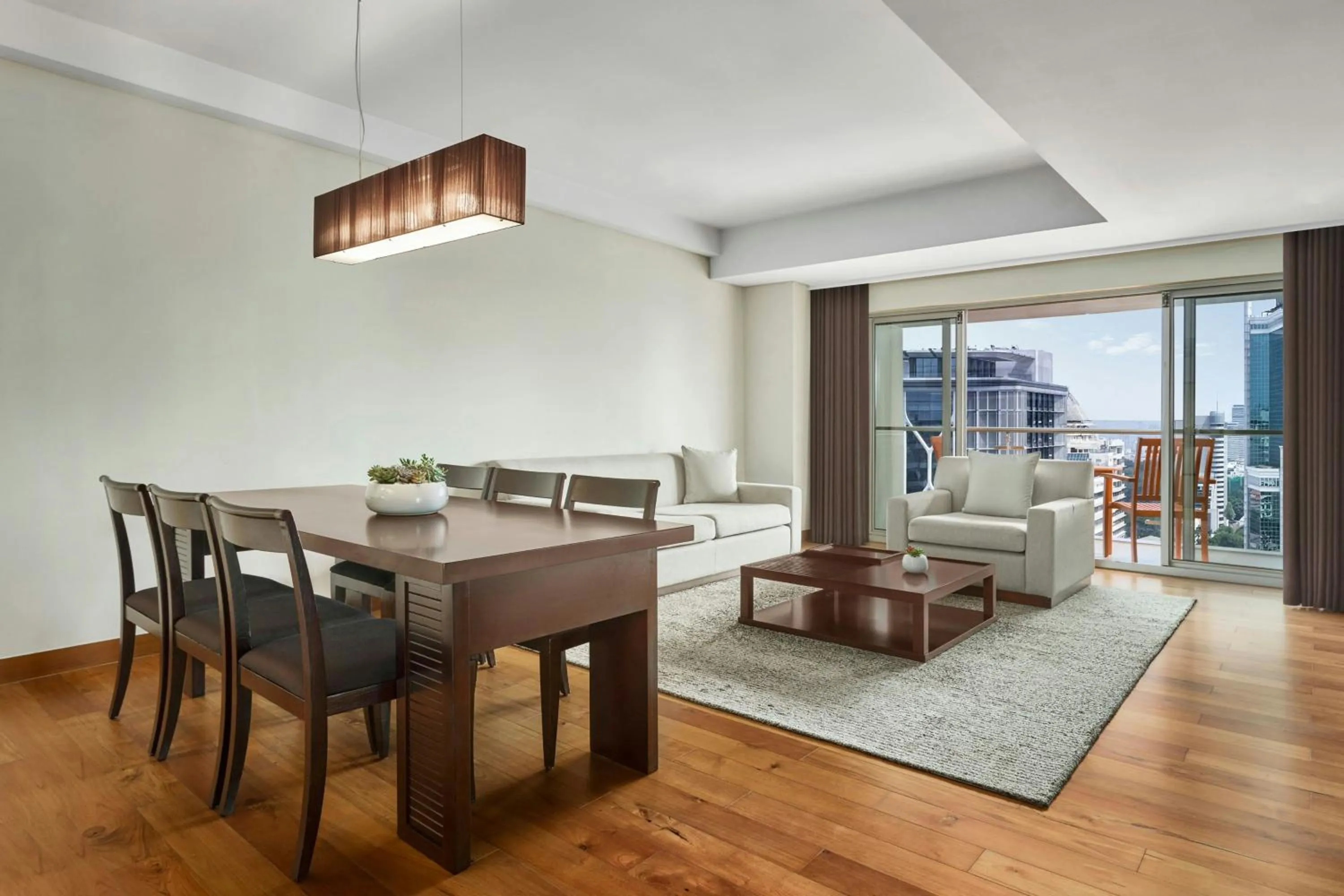 Living room in JW Marriott Hotel & Suites Saigon, The Apartments