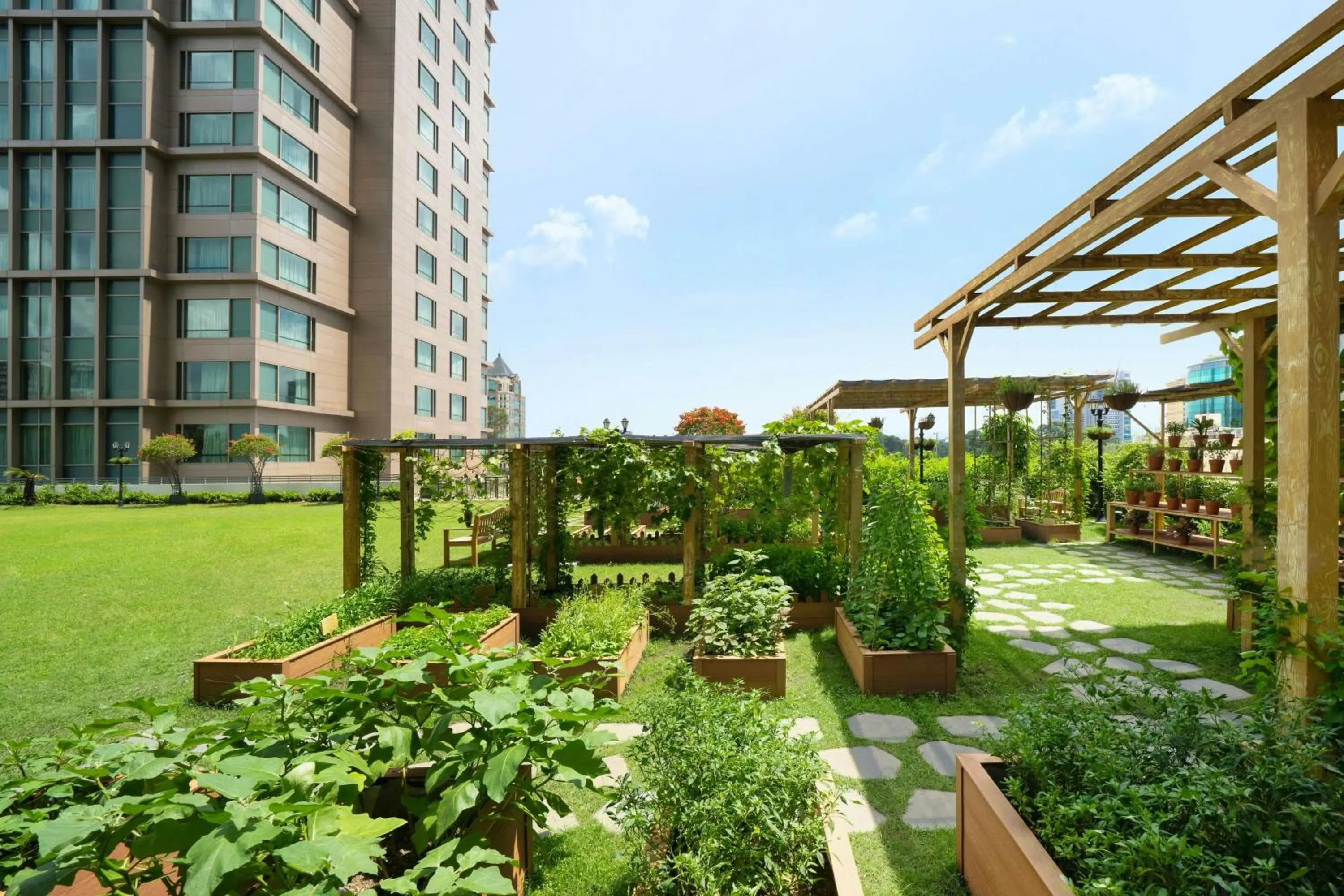 Property building in JW Marriott Hotel & Suites Saigon, The Apartments