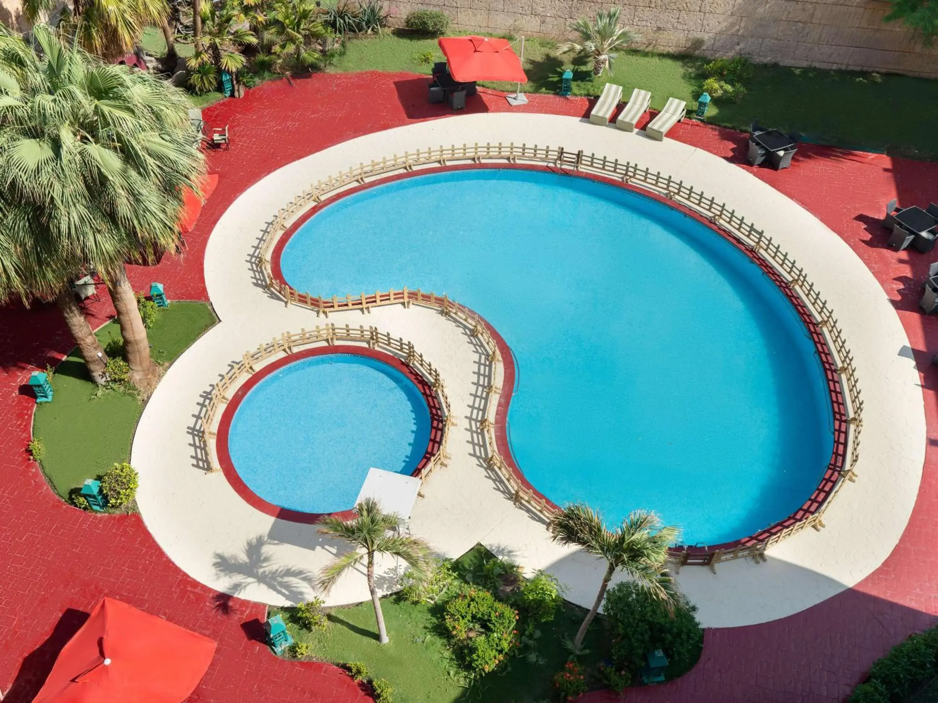 Pool view in Mövenpick Hotel Jeddah Pool view in Mövenpick Hotel Jeddah