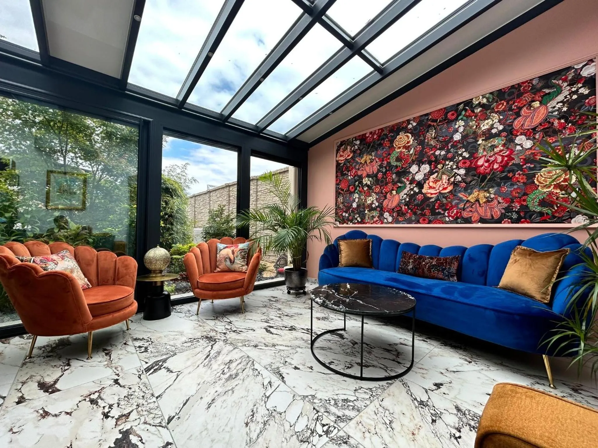 Patio in Les Suites Champenoises