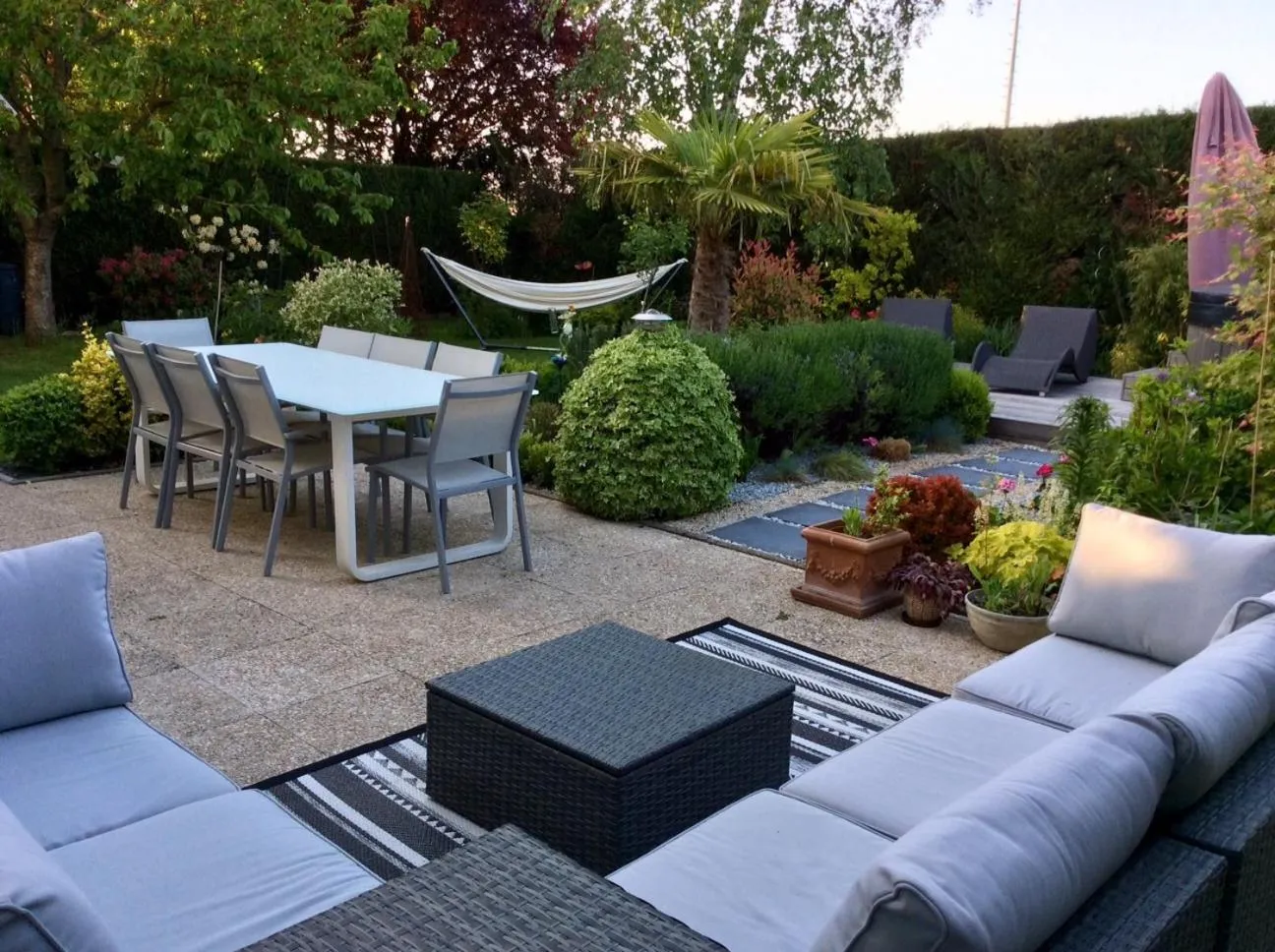 Patio in Les Suites Champenoises