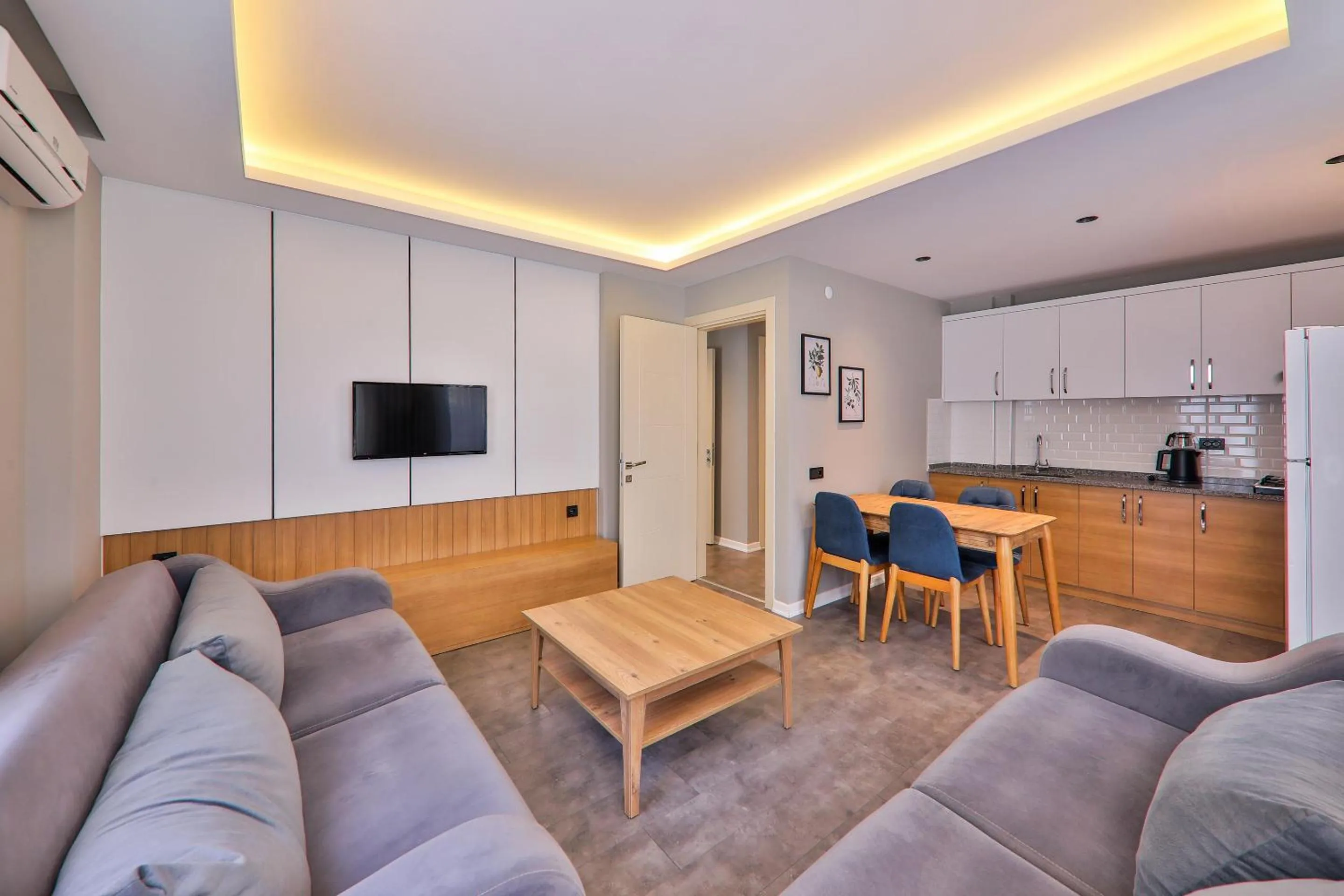 Kitchen or kitchenette in Duygu Apart