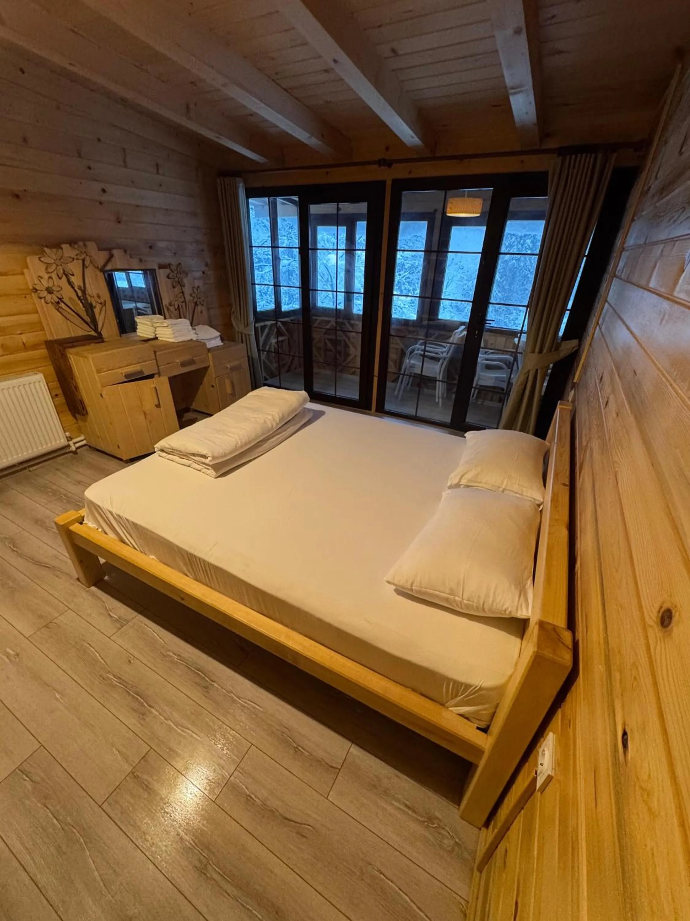 Bed in Ayder Villa Gencal