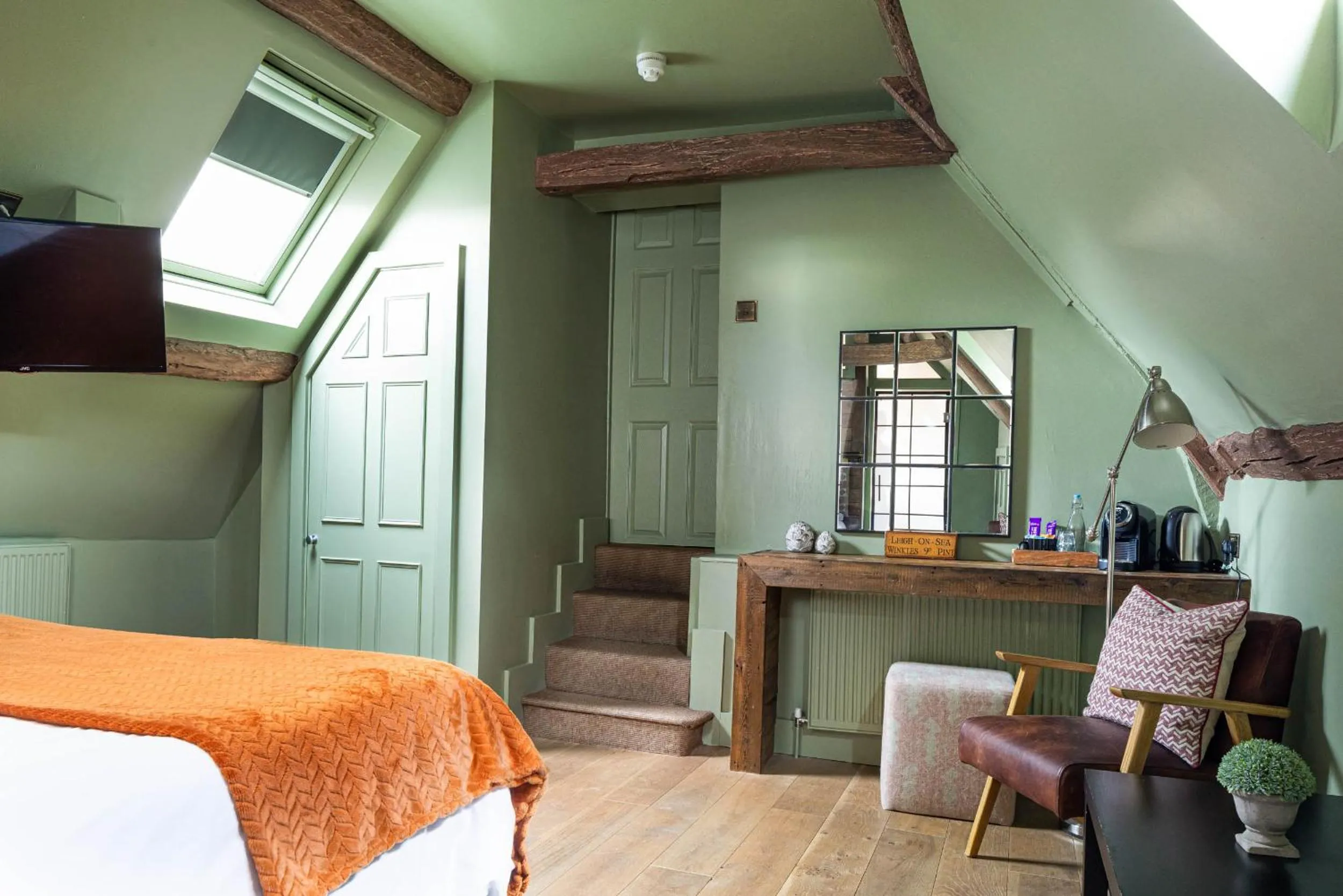 Bed in The Stag at Stow