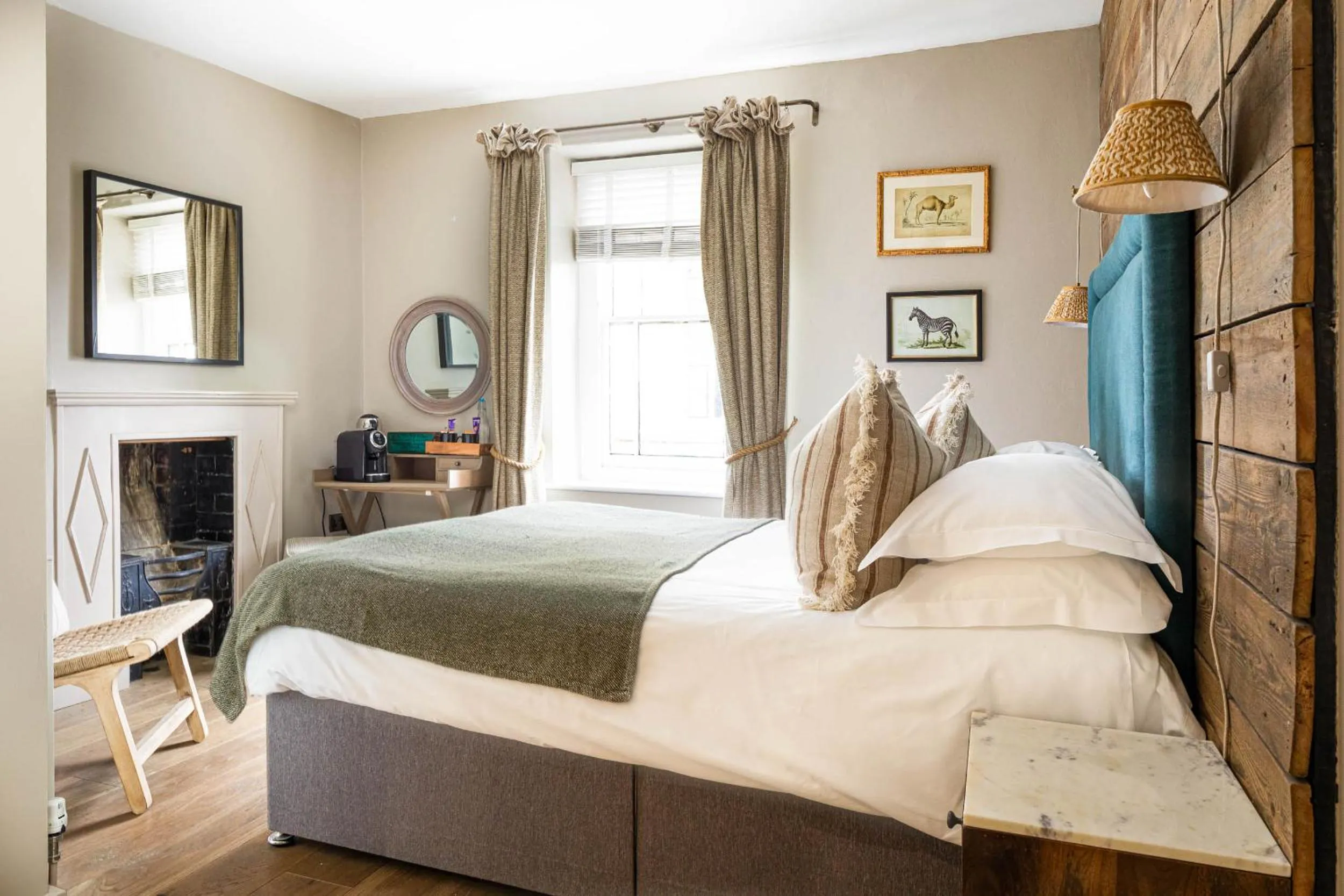 Bed in The Stag at Stow