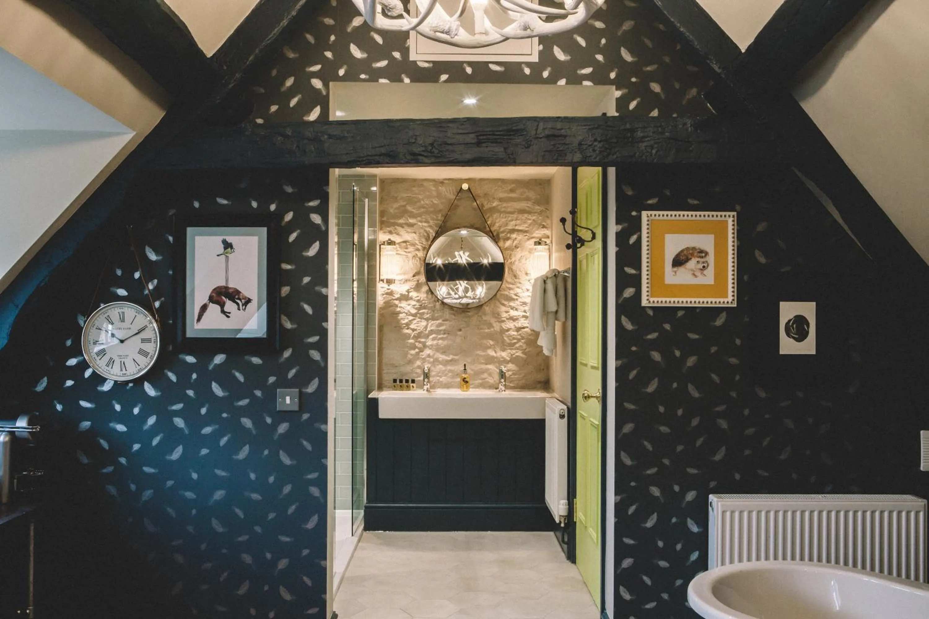 Decorative detail in The Stag at Stow