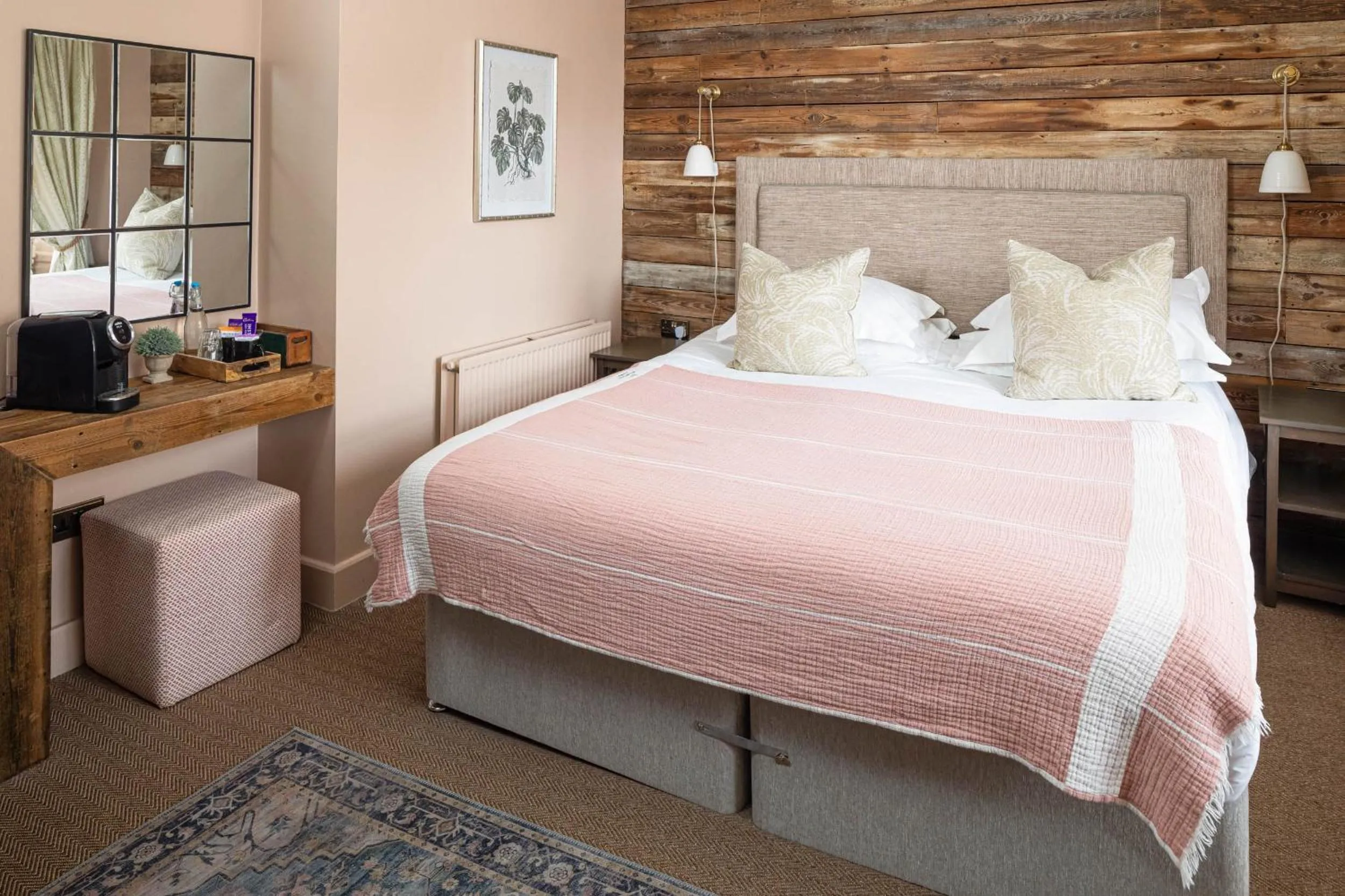 Bed in The Stag at Stow