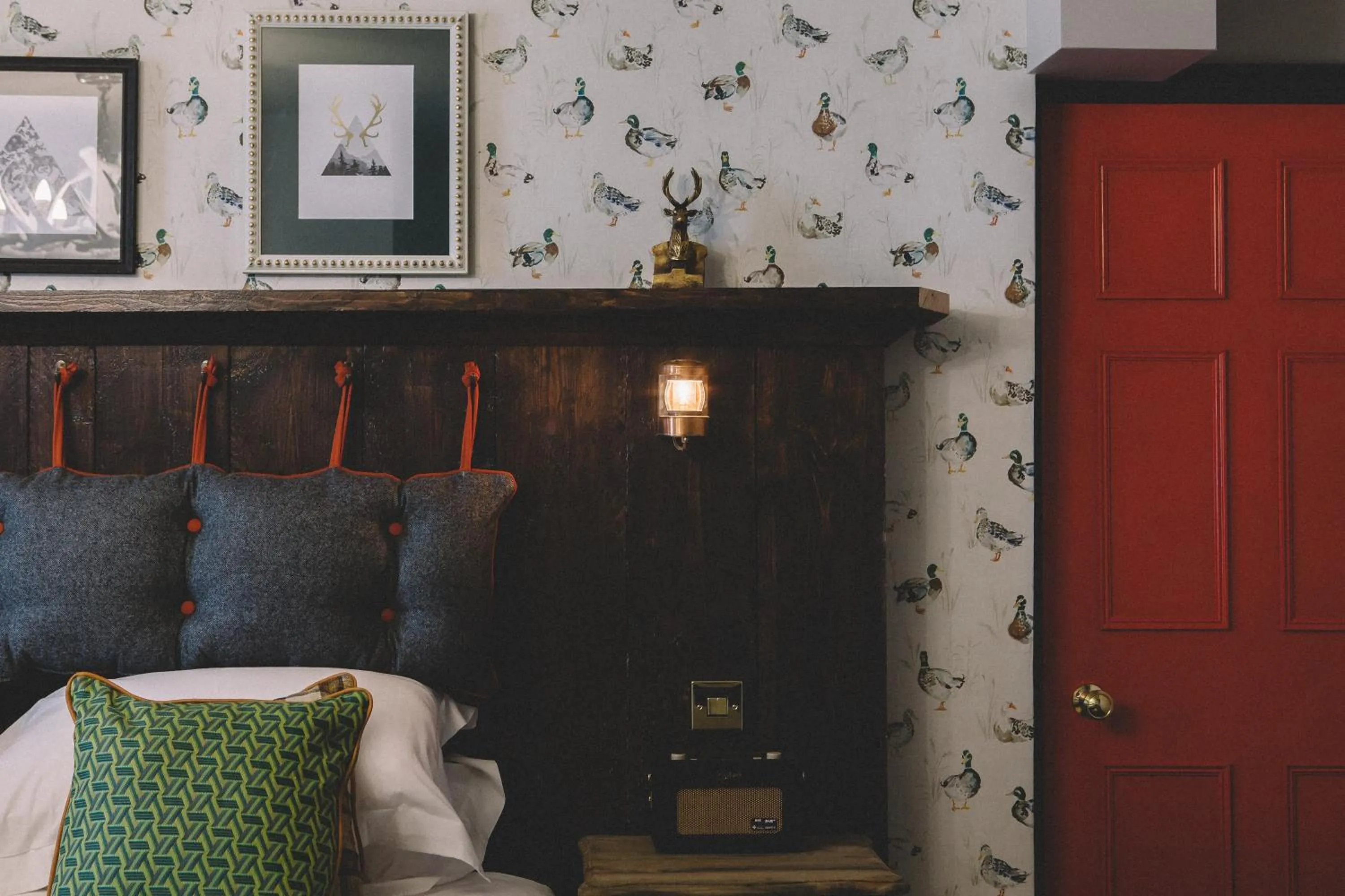 Decorative detail in The Stag at Stow