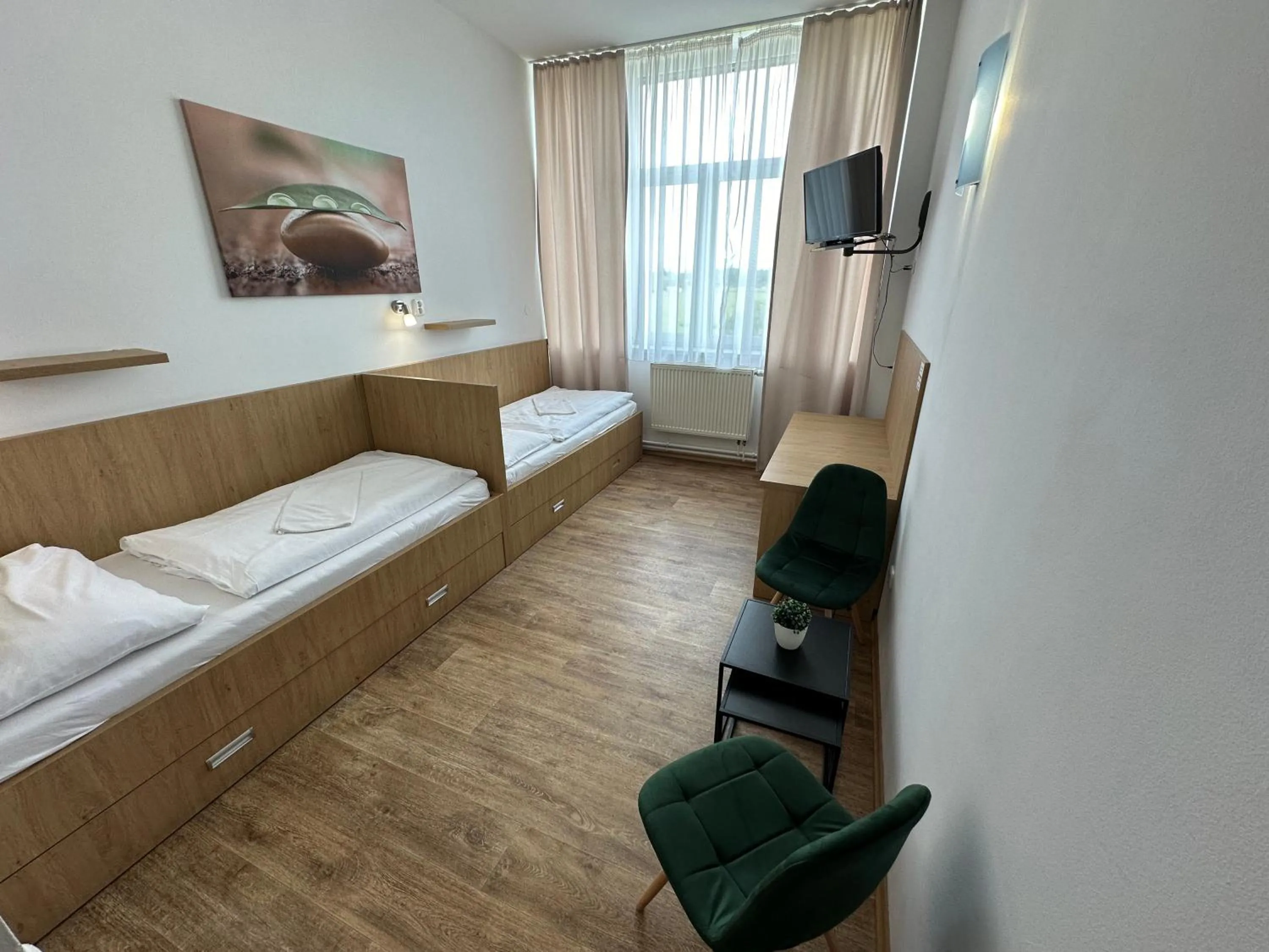 Bed in Penzion Raketa Bowling